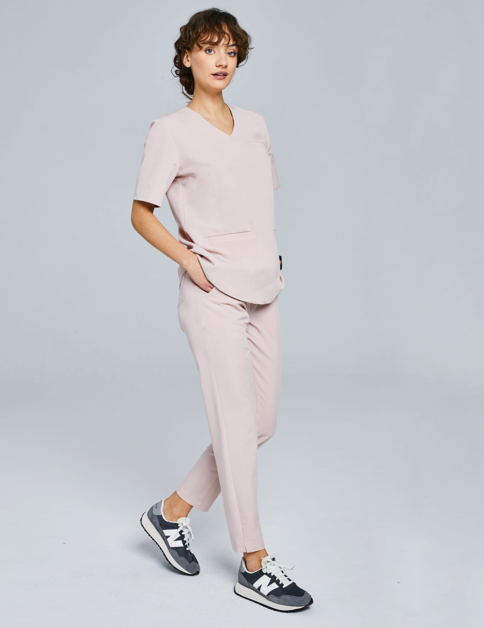 Basic-Damenhose - DUSTY ROSE