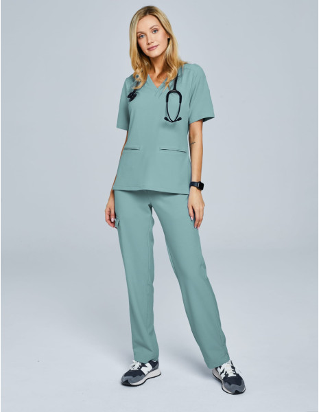 Yoga Hose - DUSTY GREEN