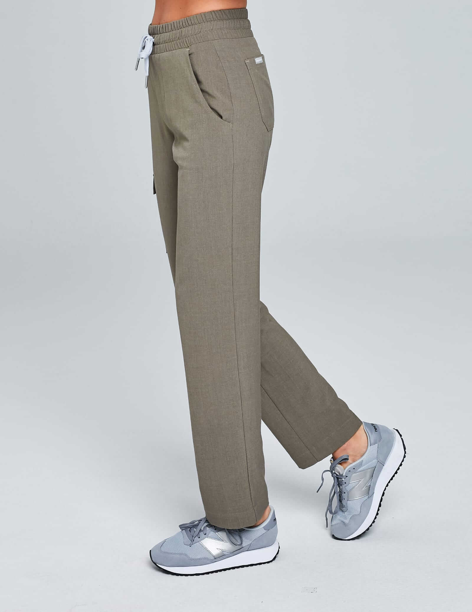 Damen-Yogahose – Dunkler Sand