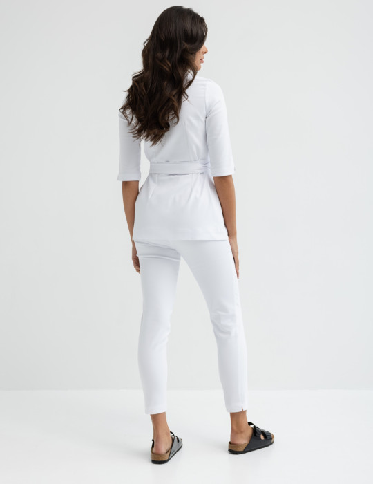 Damen Medizinische Hose Slim Fit - WHITE Damen Medizinische Hose Slim Fit - WHITE