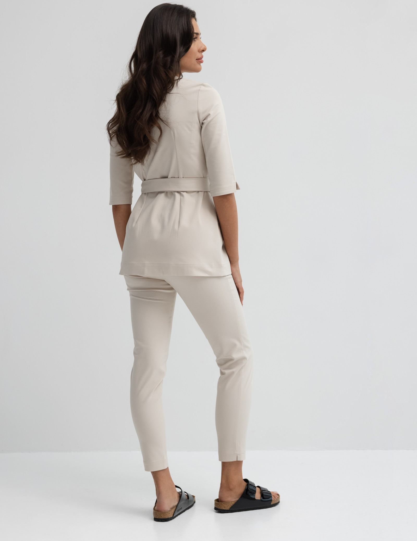 Damen Medizinische Hose Slim Fit - NUDE