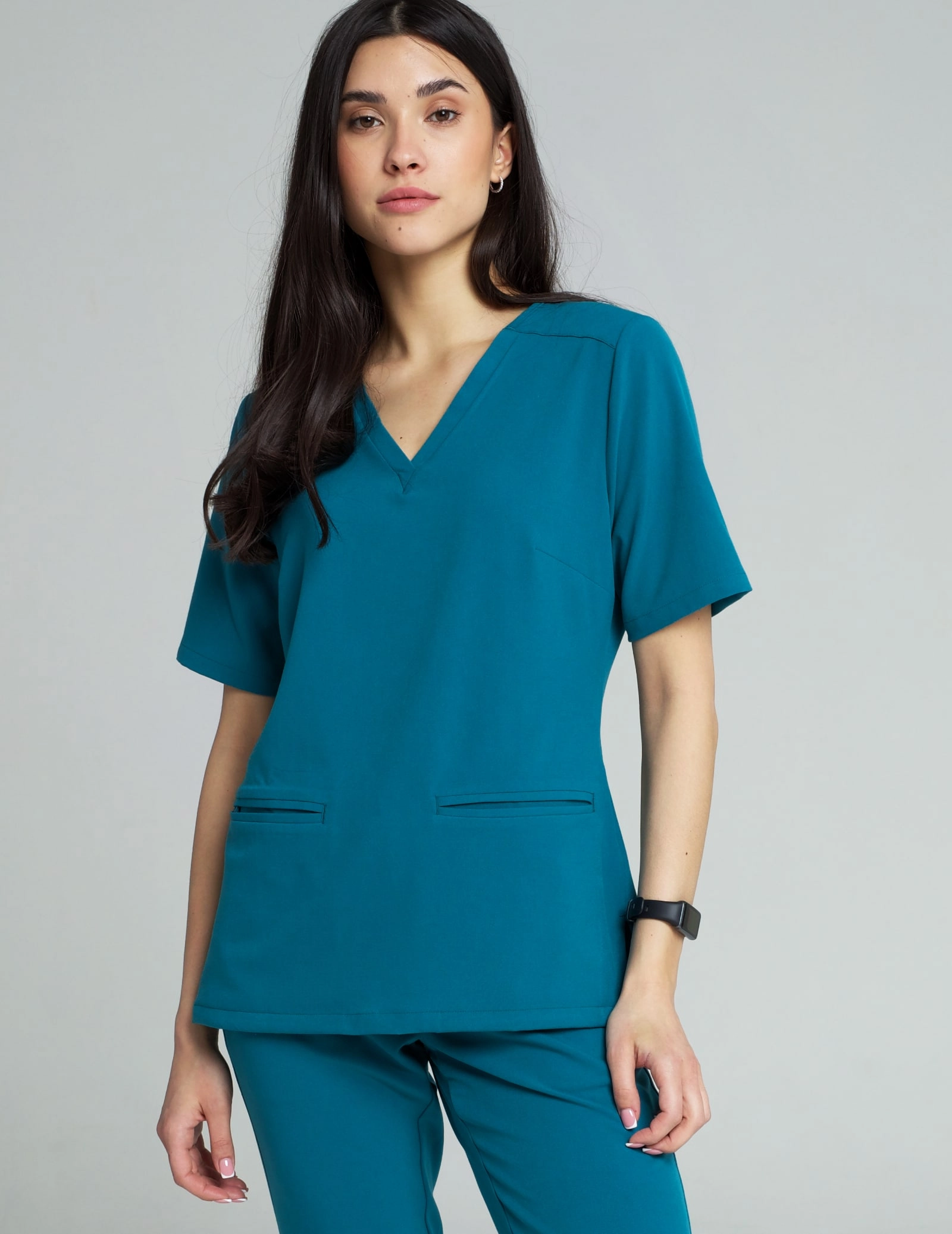 Medizinische Bluse Casy - OCEAN BLUE