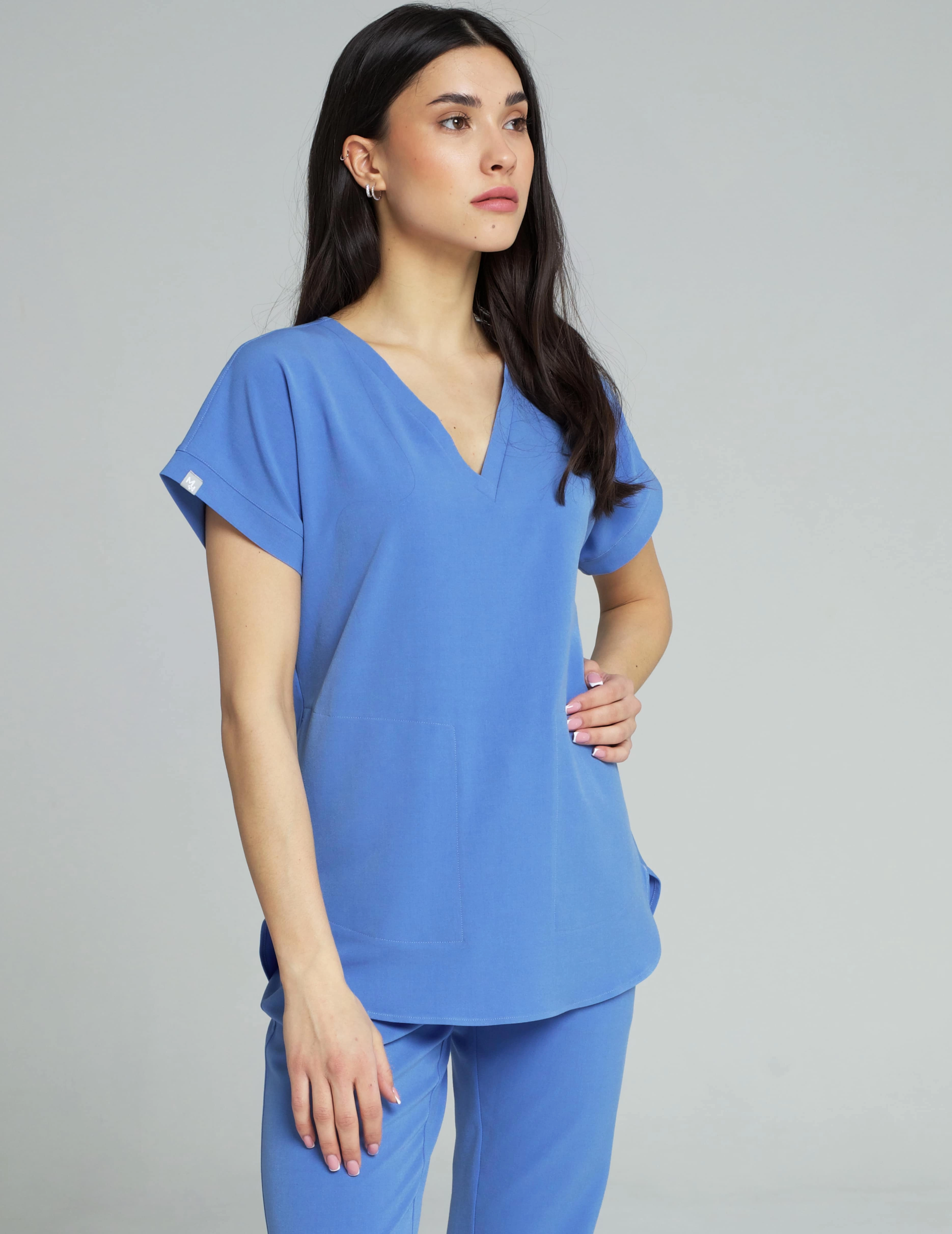 Medizinische Bluse Kendall - MARINA BLUE