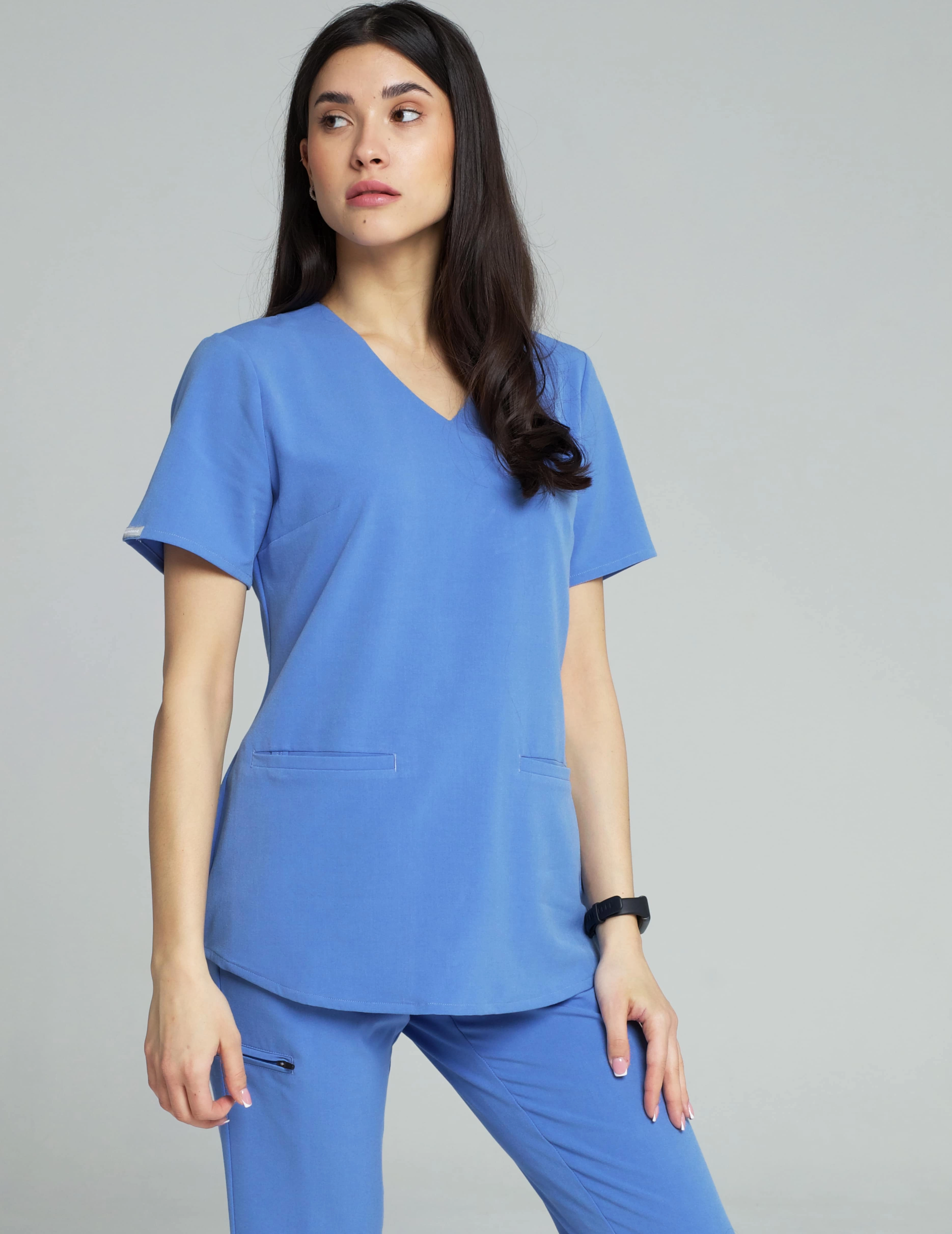 Medizinische Bluse Grace - MARINA BLUE