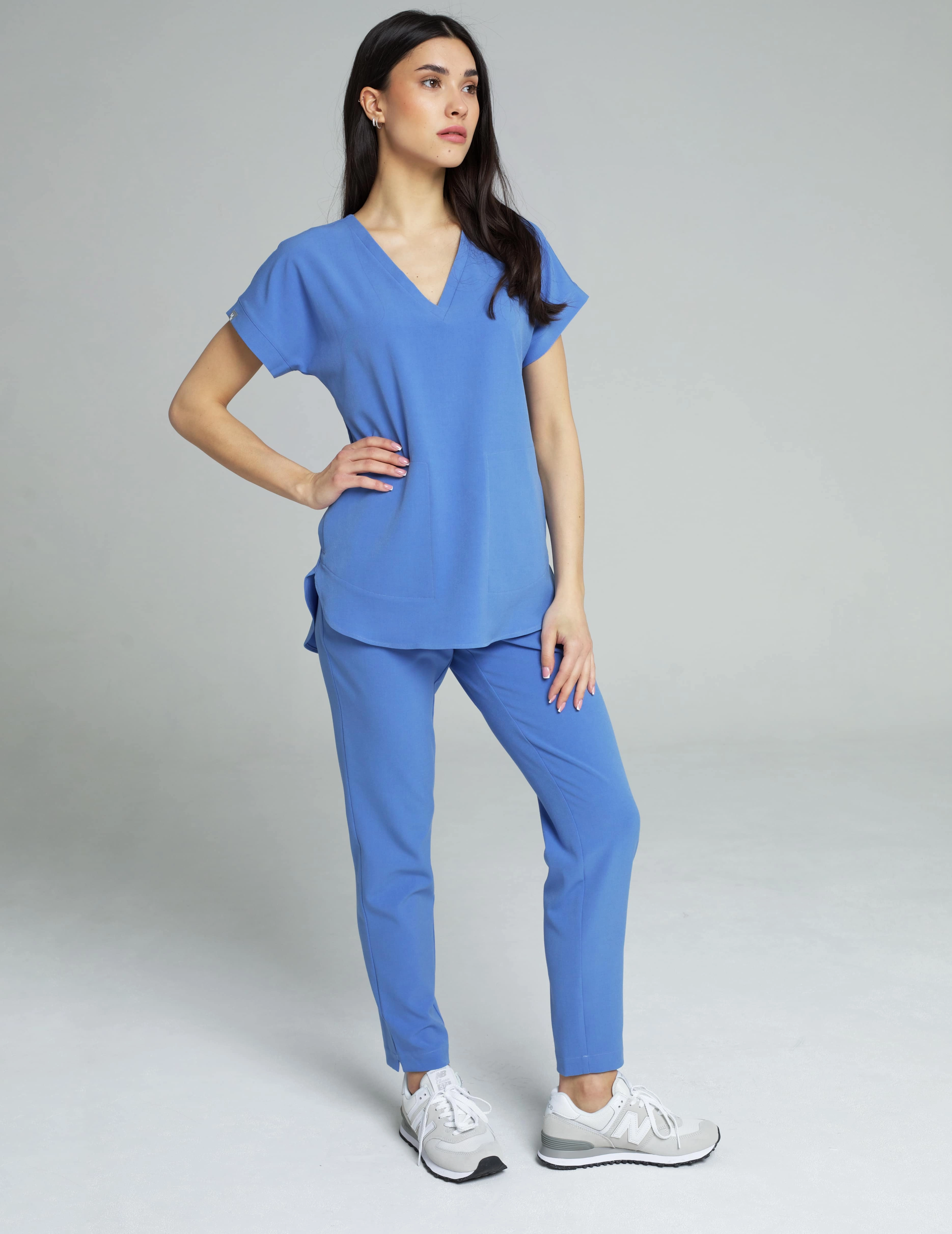 Damen Hose Basic - MARINA BLUE