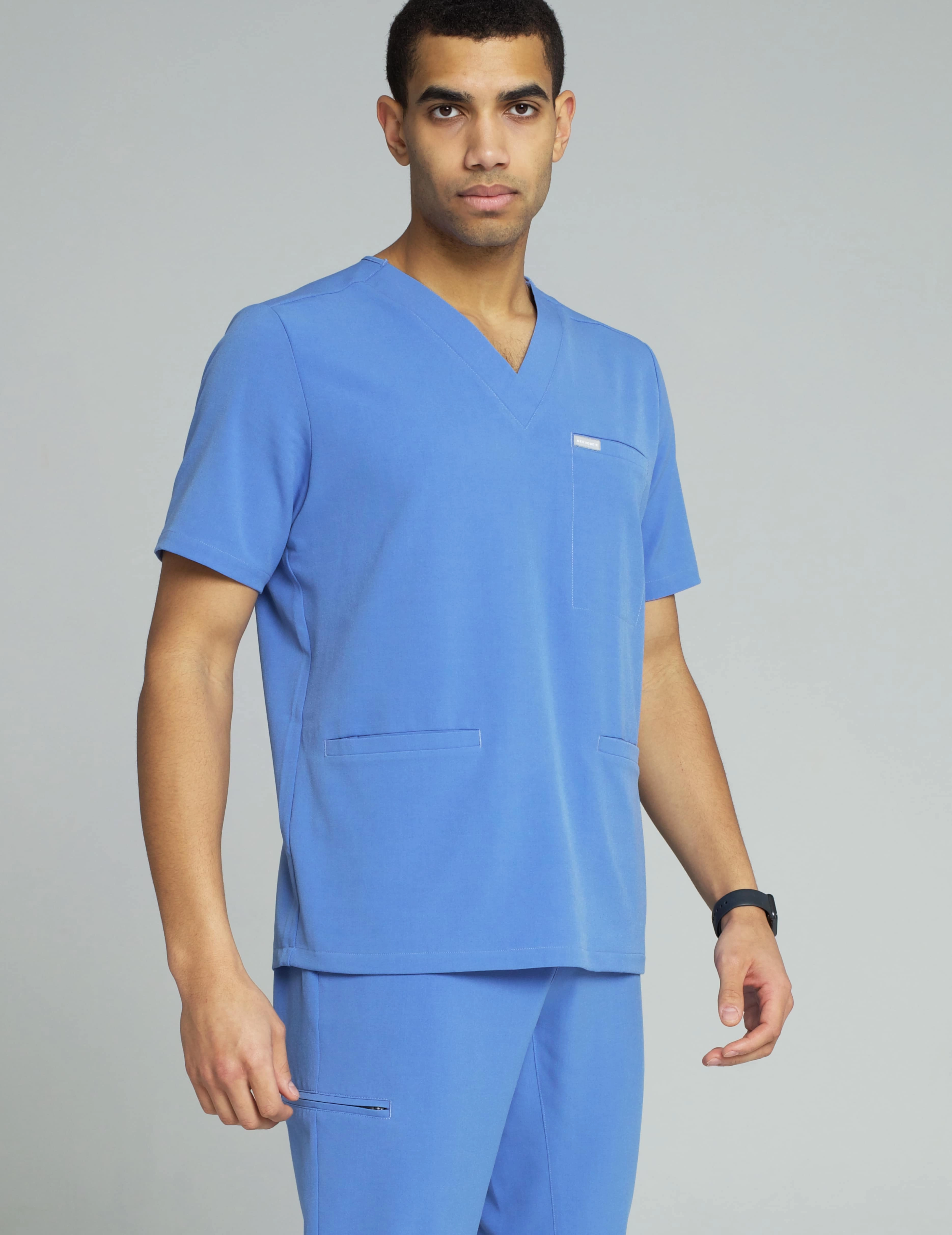 Medizinische Bluse Birbal - MARINA BLUE