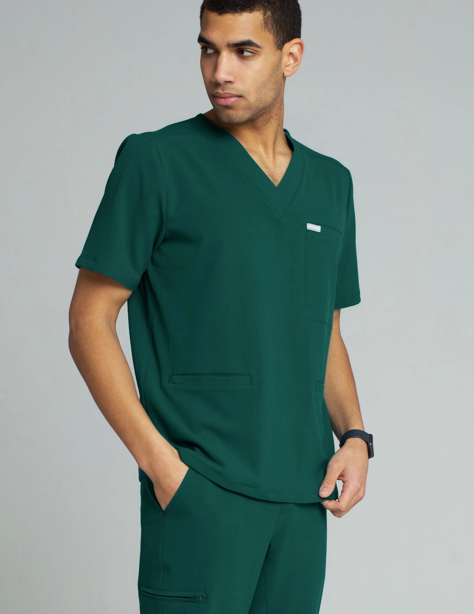 Medizinische Bluse Birbal - EDEN GRÜN