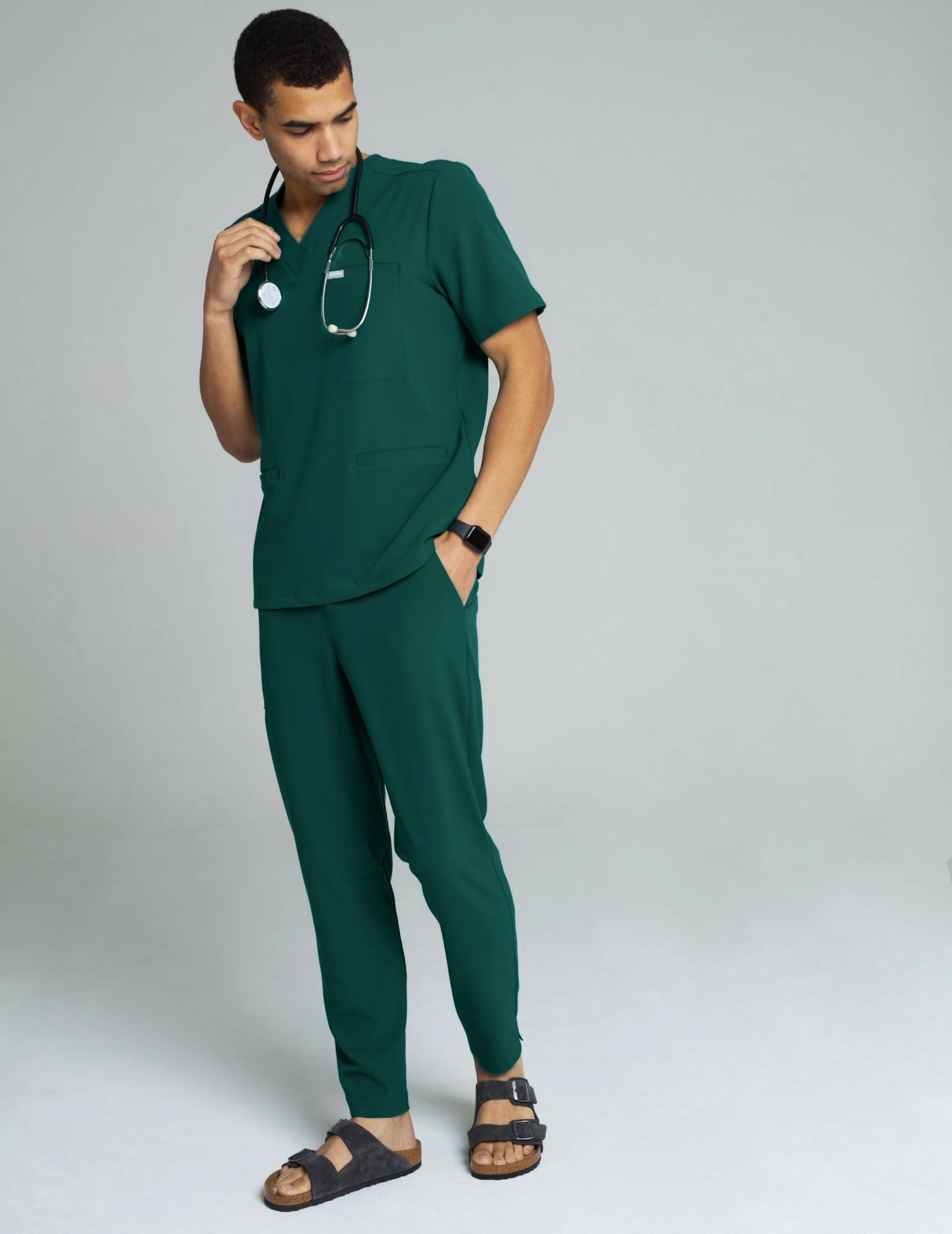 Medizinische Bluse Birbal - EDEN GRÜN