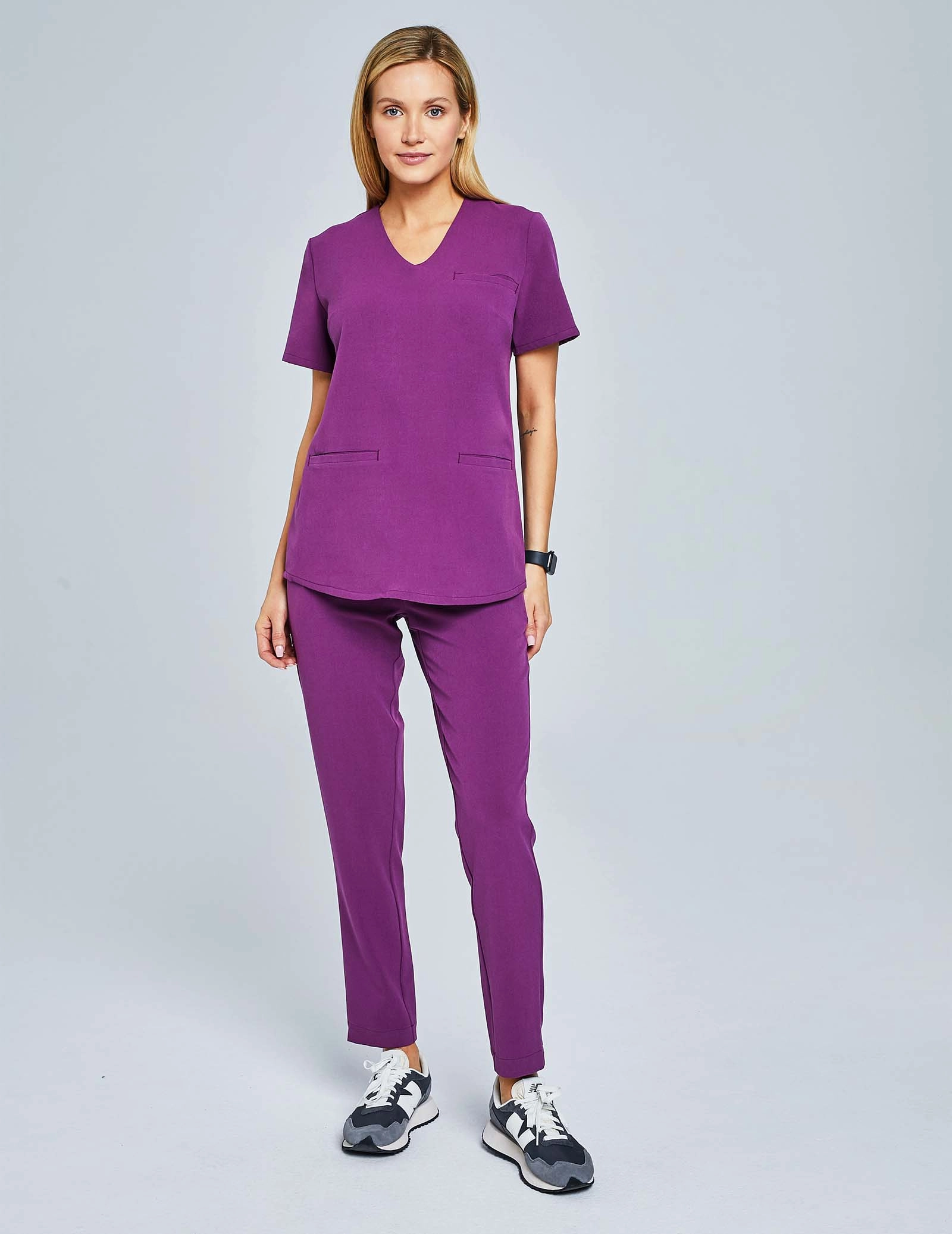 Medizinischer Kasack Grace - GRAPE PURPLE