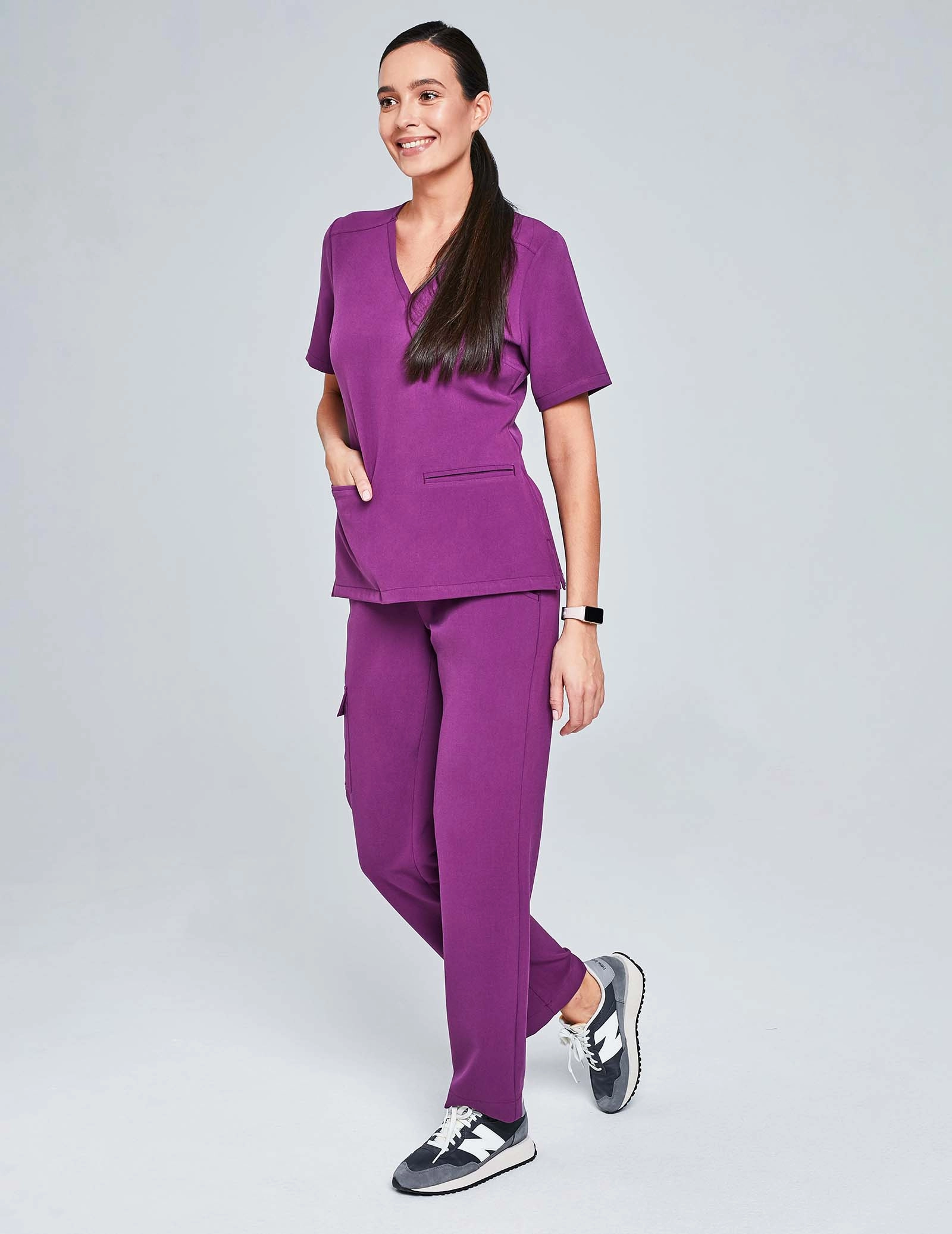 Medizinischer Kasack Casy - GRAPE PURPLE Medizinischer Kasack Casy - GRAPE PURPLE