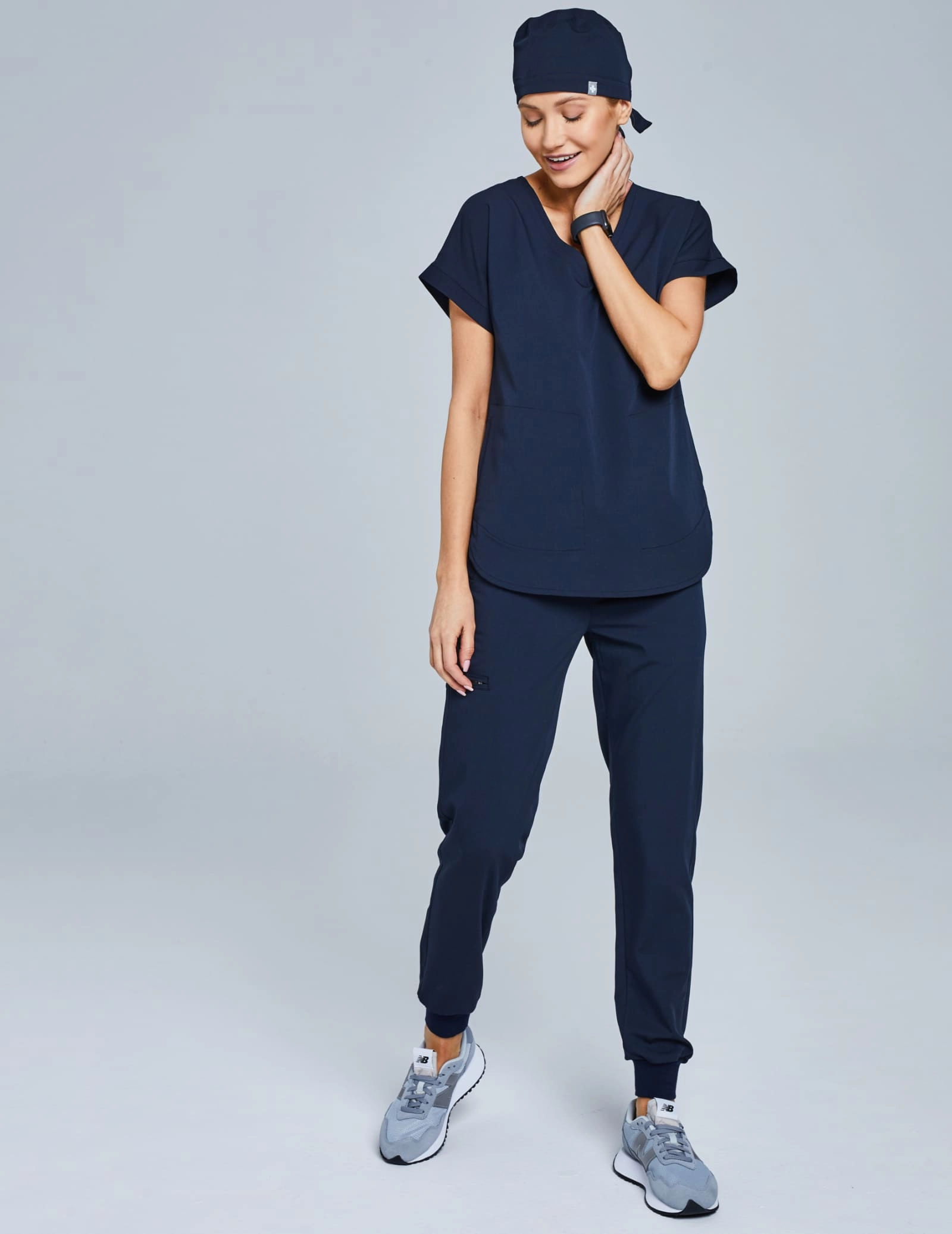 Kendall Medical Bluse - NACHTBLAU