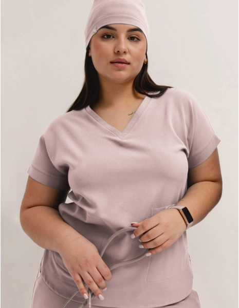 Chirurgische Kappe Puderrosa