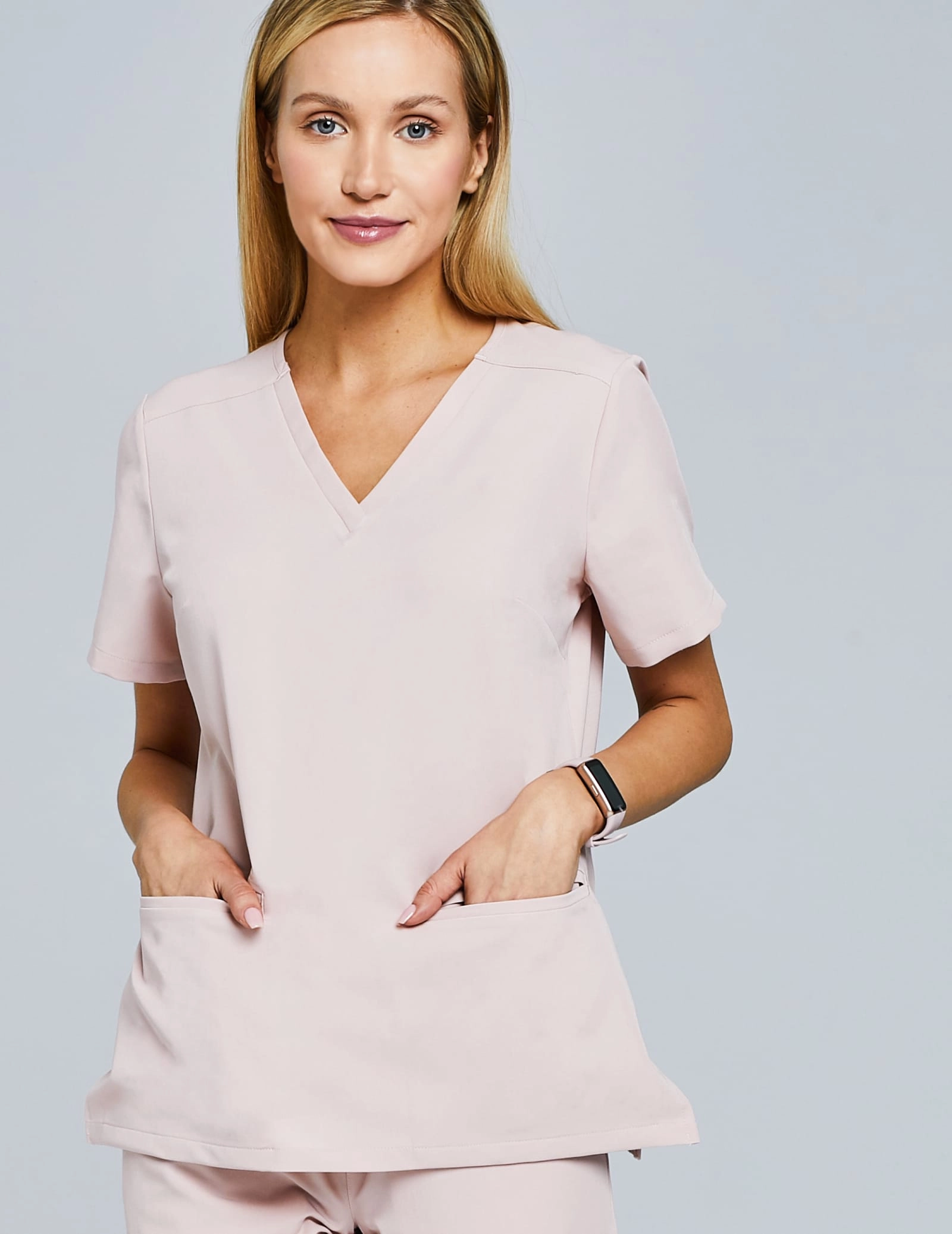 Medizinische Bluse Casy - DUSTY ROSE