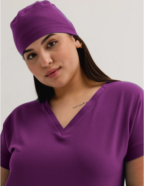 Chirurgische Kappe - GRAPE PURPLE