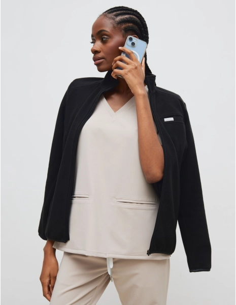 Damen Fleecejacke COZY HEAT- BLACK