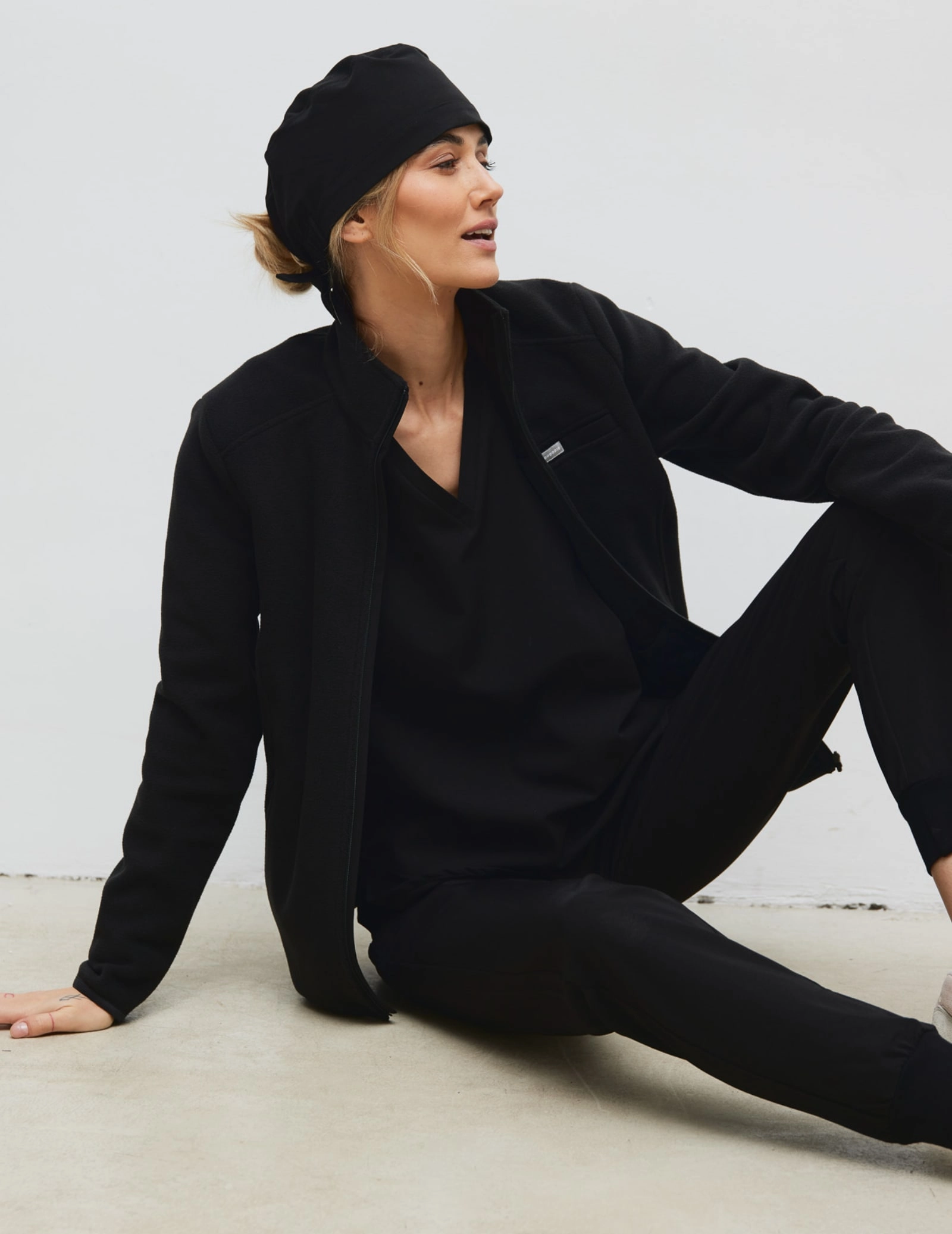 Damen Fleecejacke COZY HEAT- BLACK