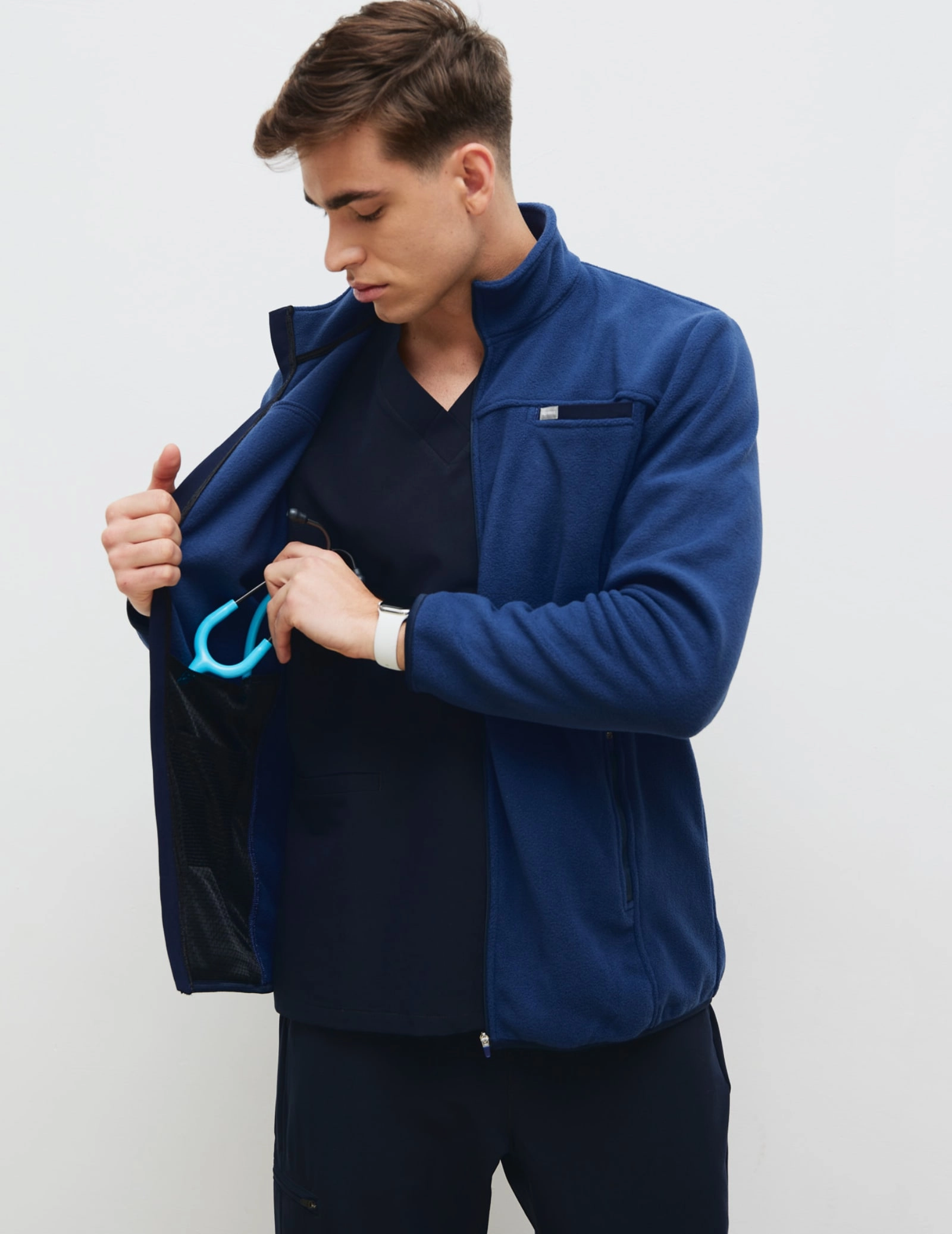 Herren Fleecejacke COZY HEAT - NAVY