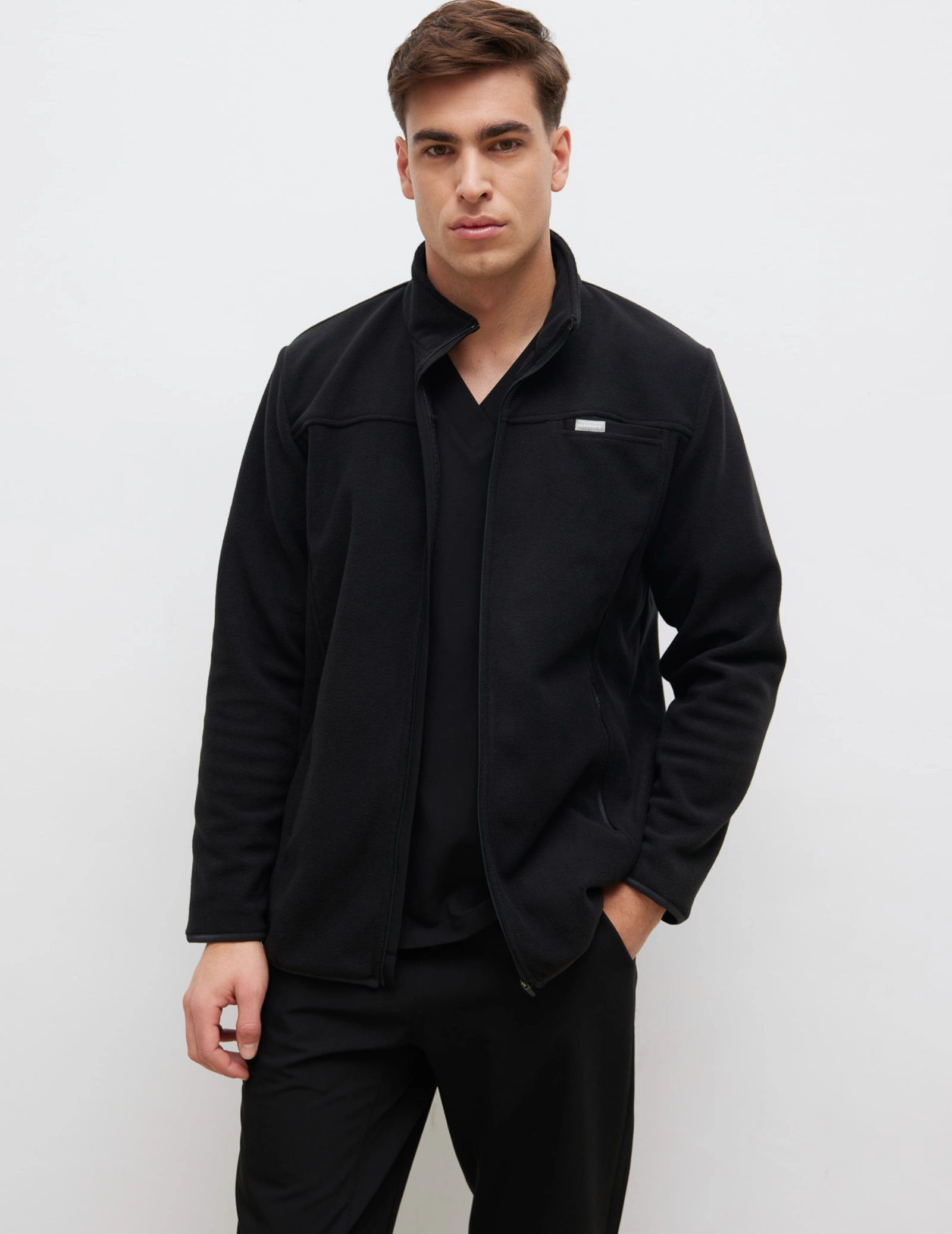 Herren Fleecejacke COZY HEAT - BLACK