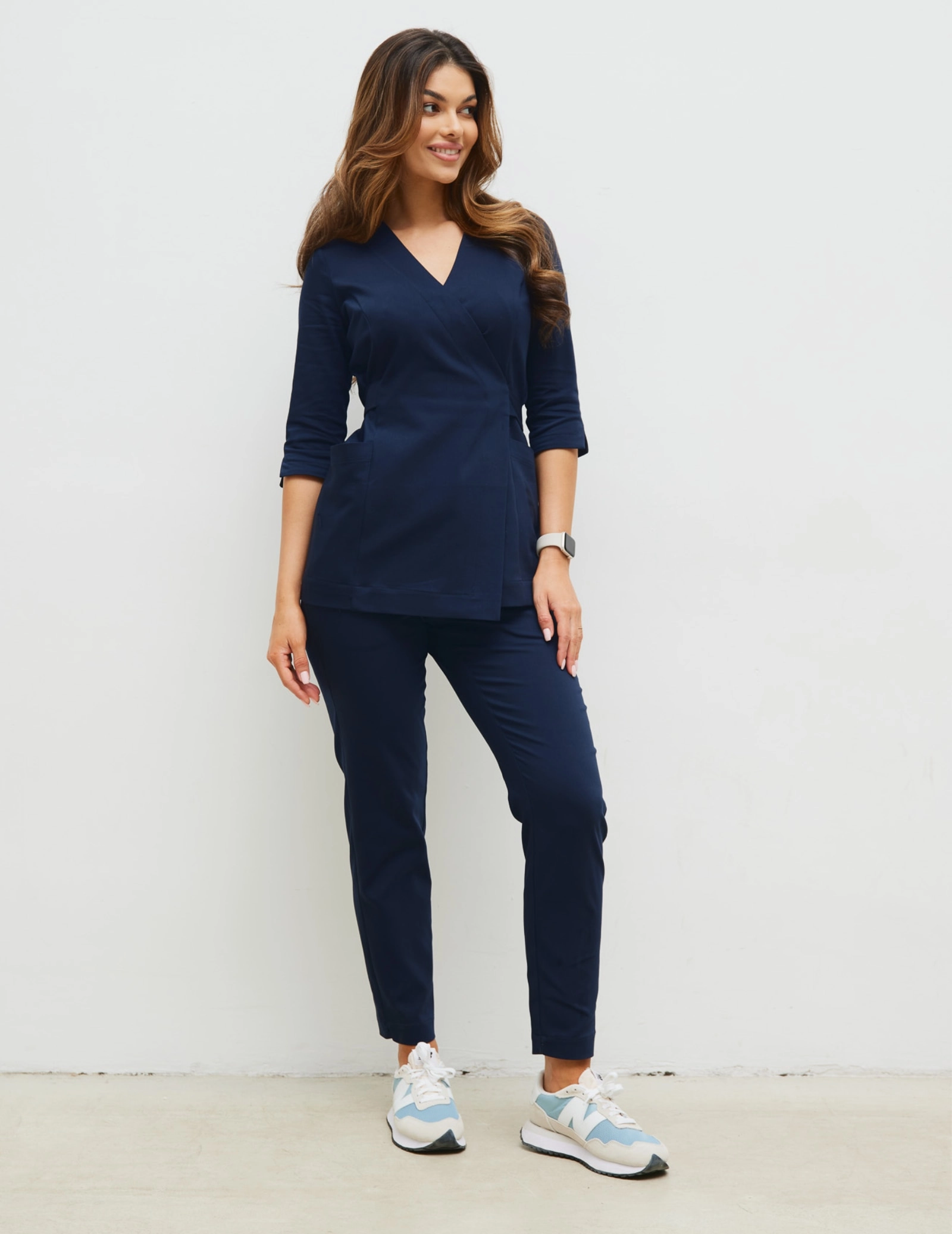 Damen Medizinische Hose Slim Fit - NAVY