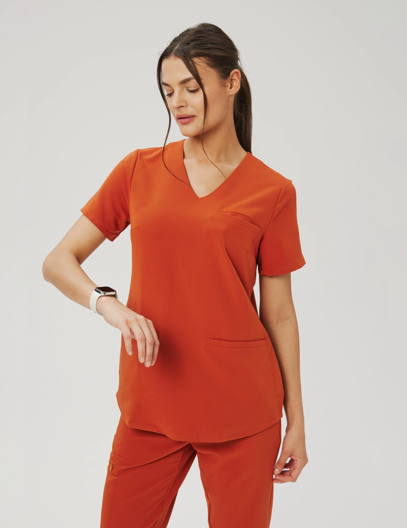 Medizinische Bluse Grace - BEIGE