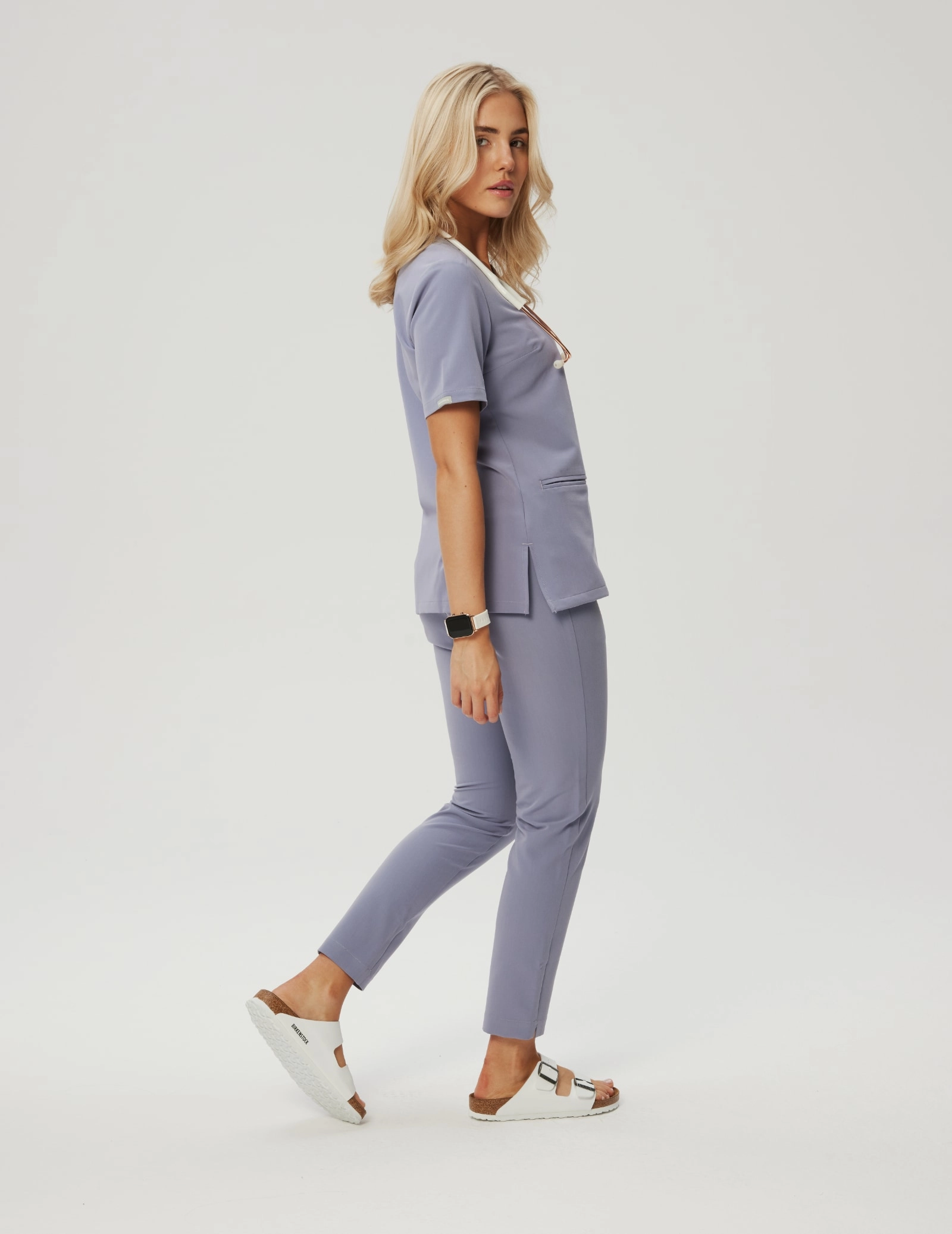 Medizinischer Kasack Casy- MILKY LAVENDER