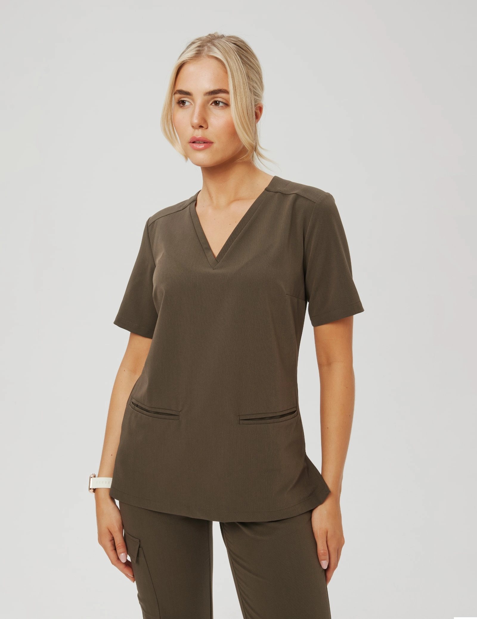 Medizinischer Kasack Casy - OLIVE NIGHT