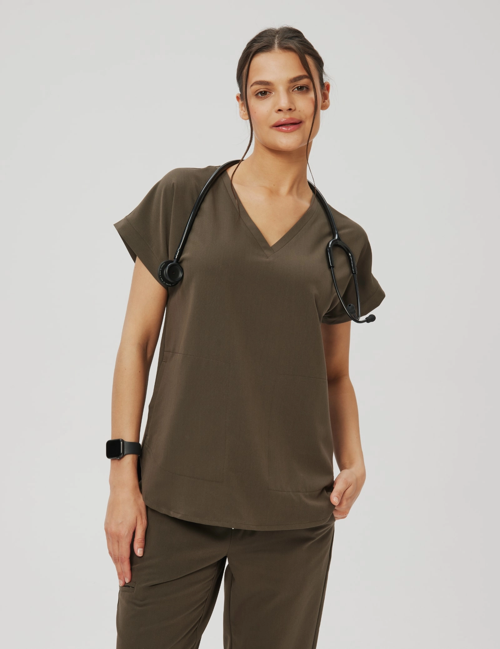 Kendall Medical Bluse - OLIVENACHT