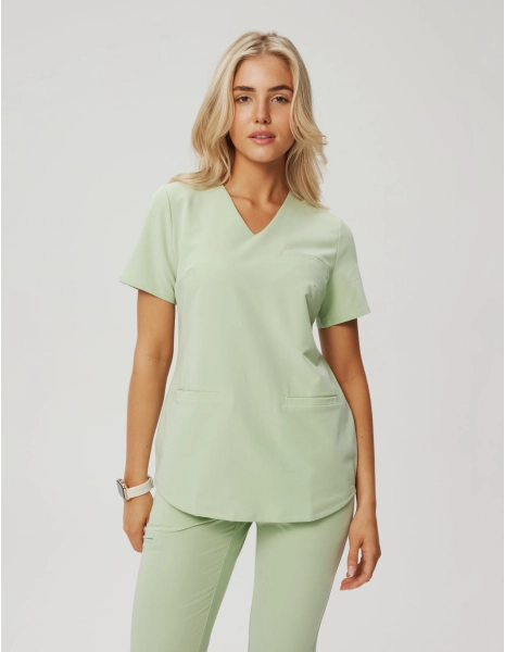 Medizinische Bluse Grace - BEIGE