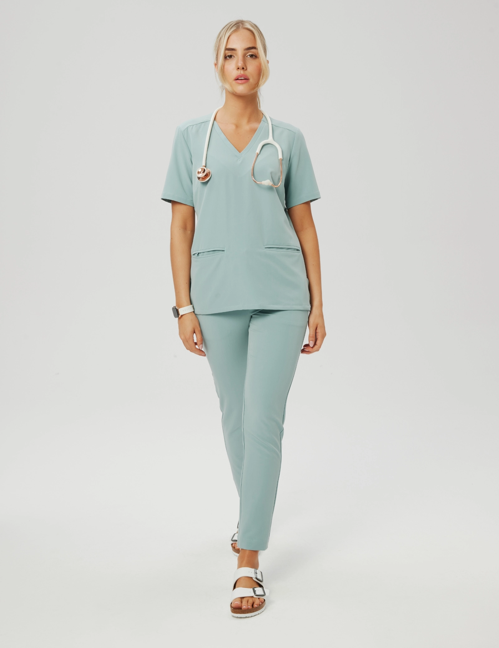 Medizinischer Kasack Casy - ICE BLUE