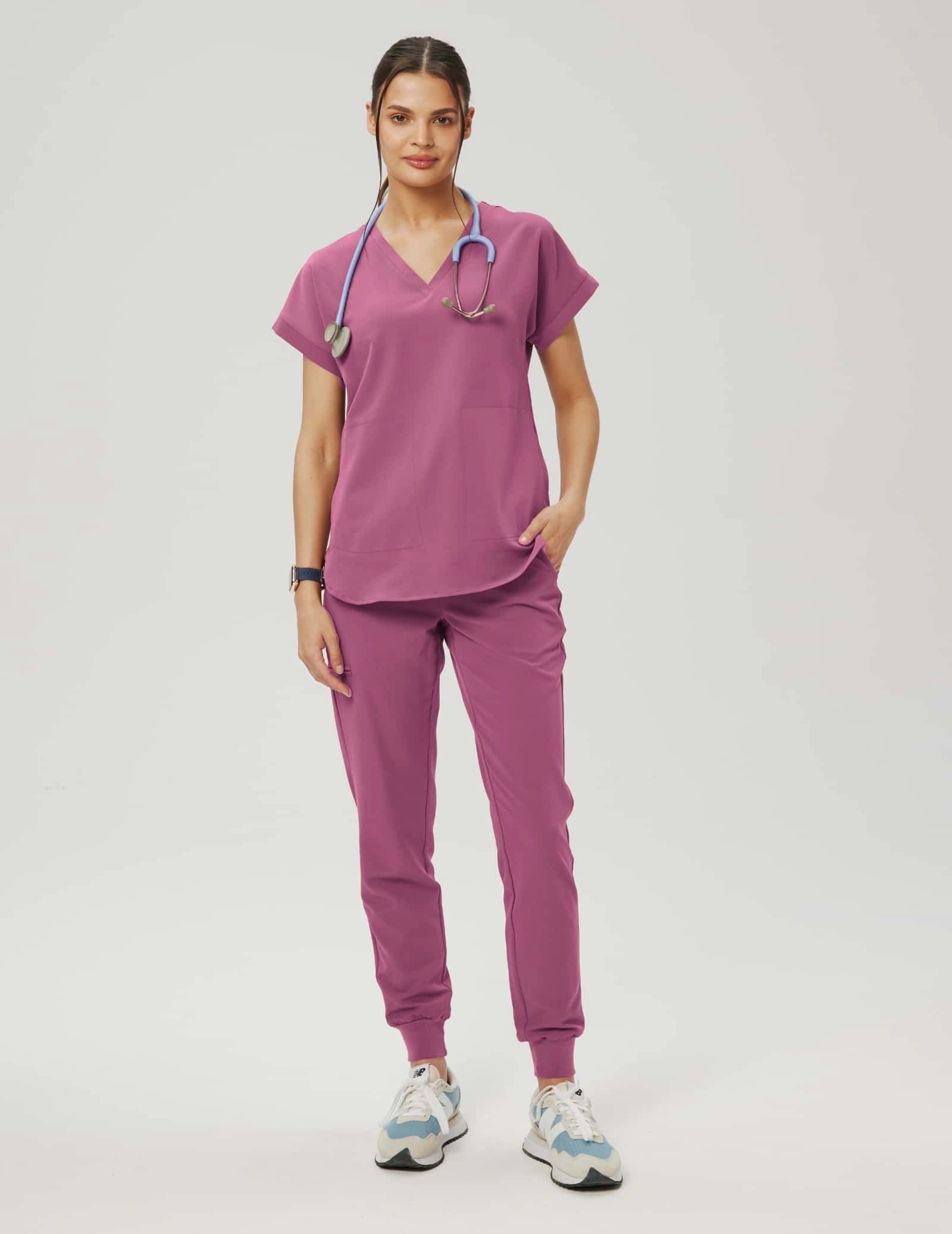 Medizinische Bluse Kendall - BERRY SHAKE Medizinische Bluse Kendall - BERRY SHAKE