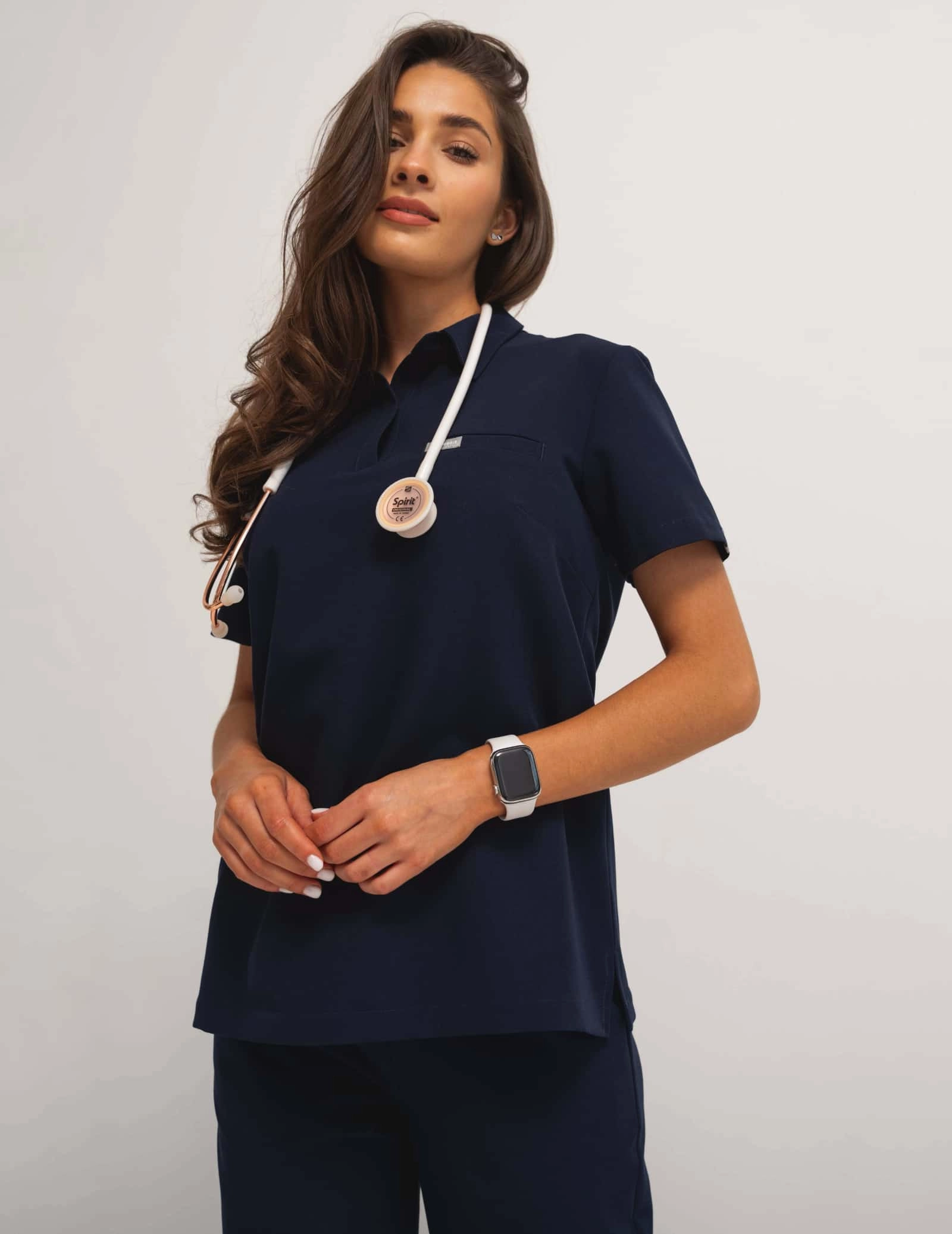 Medizinischer Kasack Polo- DARK NAVY