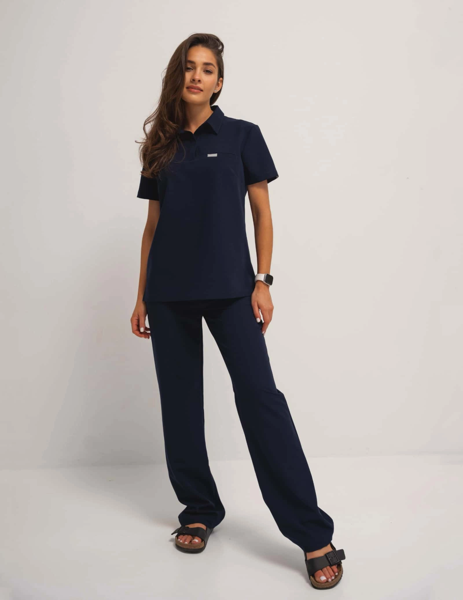 Medizinischer Kasack Polo- DARK NAVY