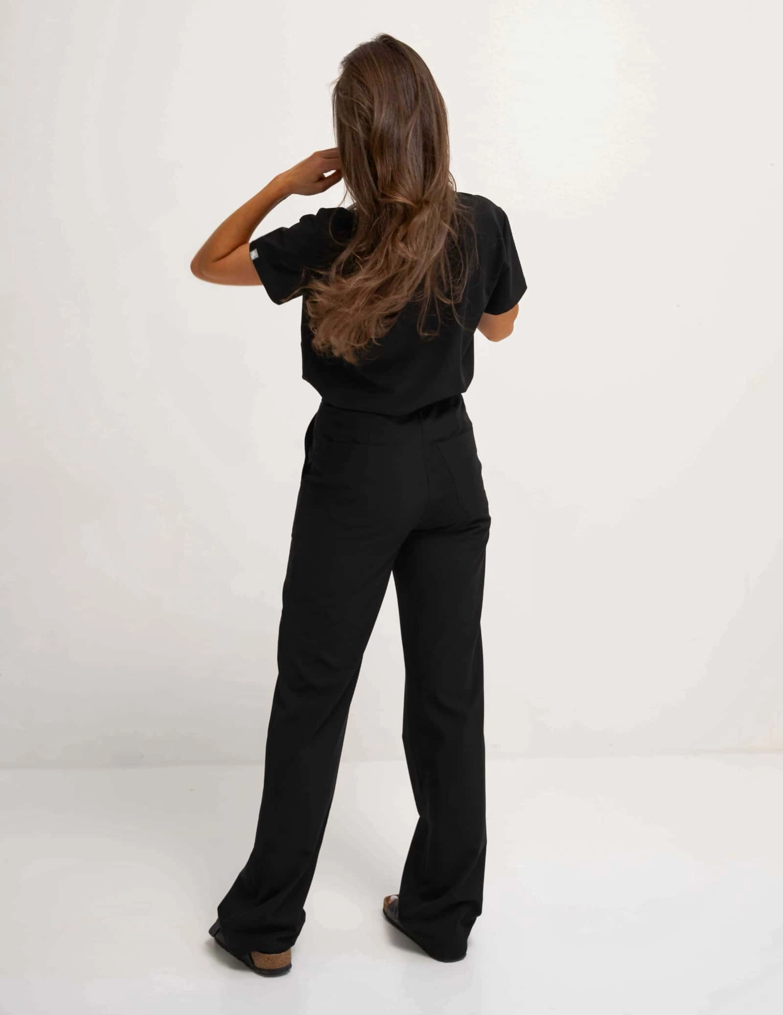 Medizinischer Kasack Polo - BLACK