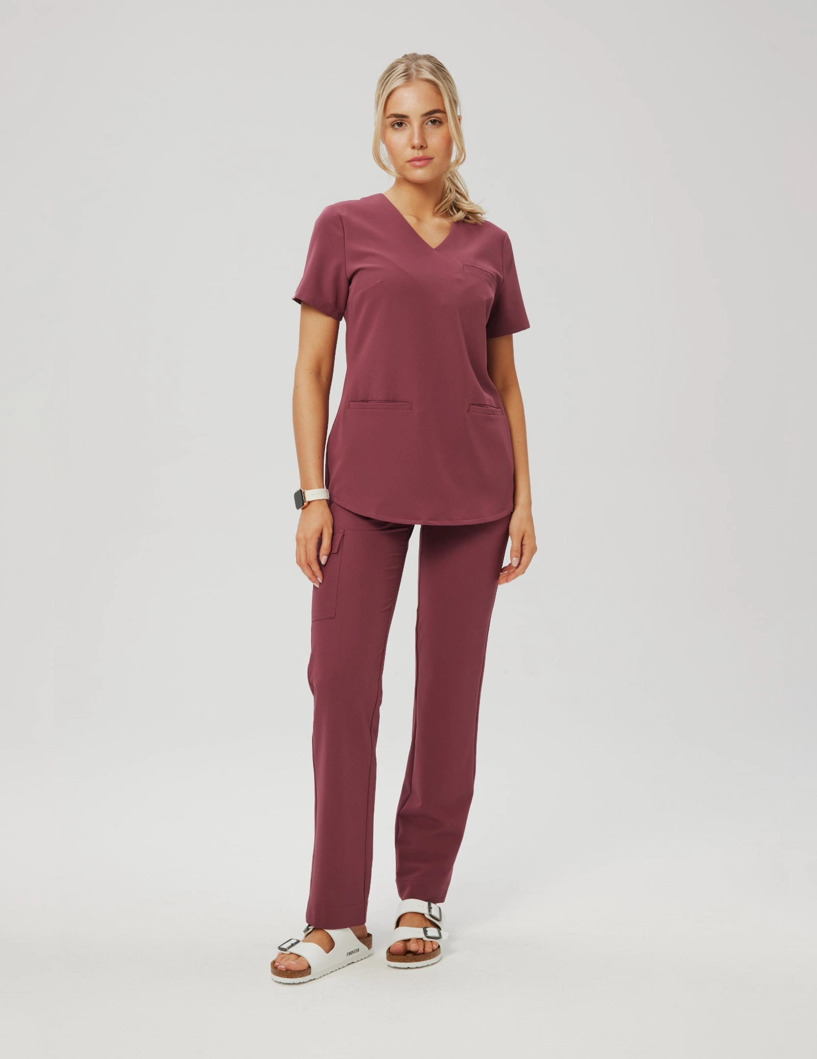 Medizinische Bluse Grace - MULLED WINE Medizinische Bluse Grace - MULLED WINE