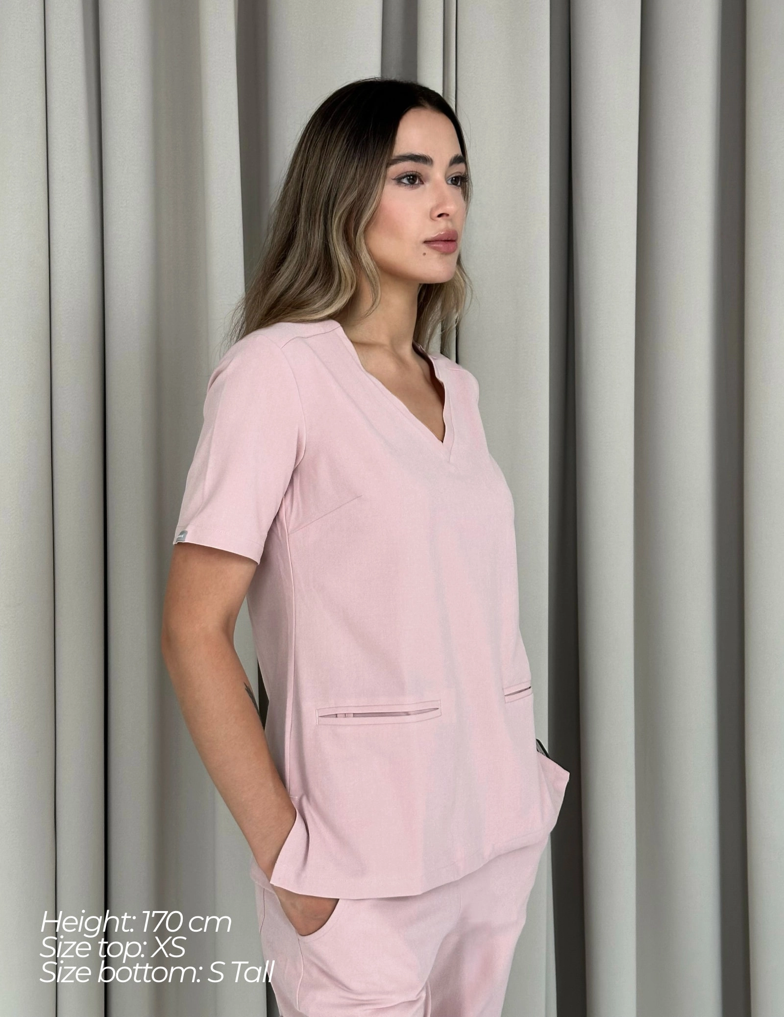 Medizinischer Kasack Casy- DUSTY ROSE