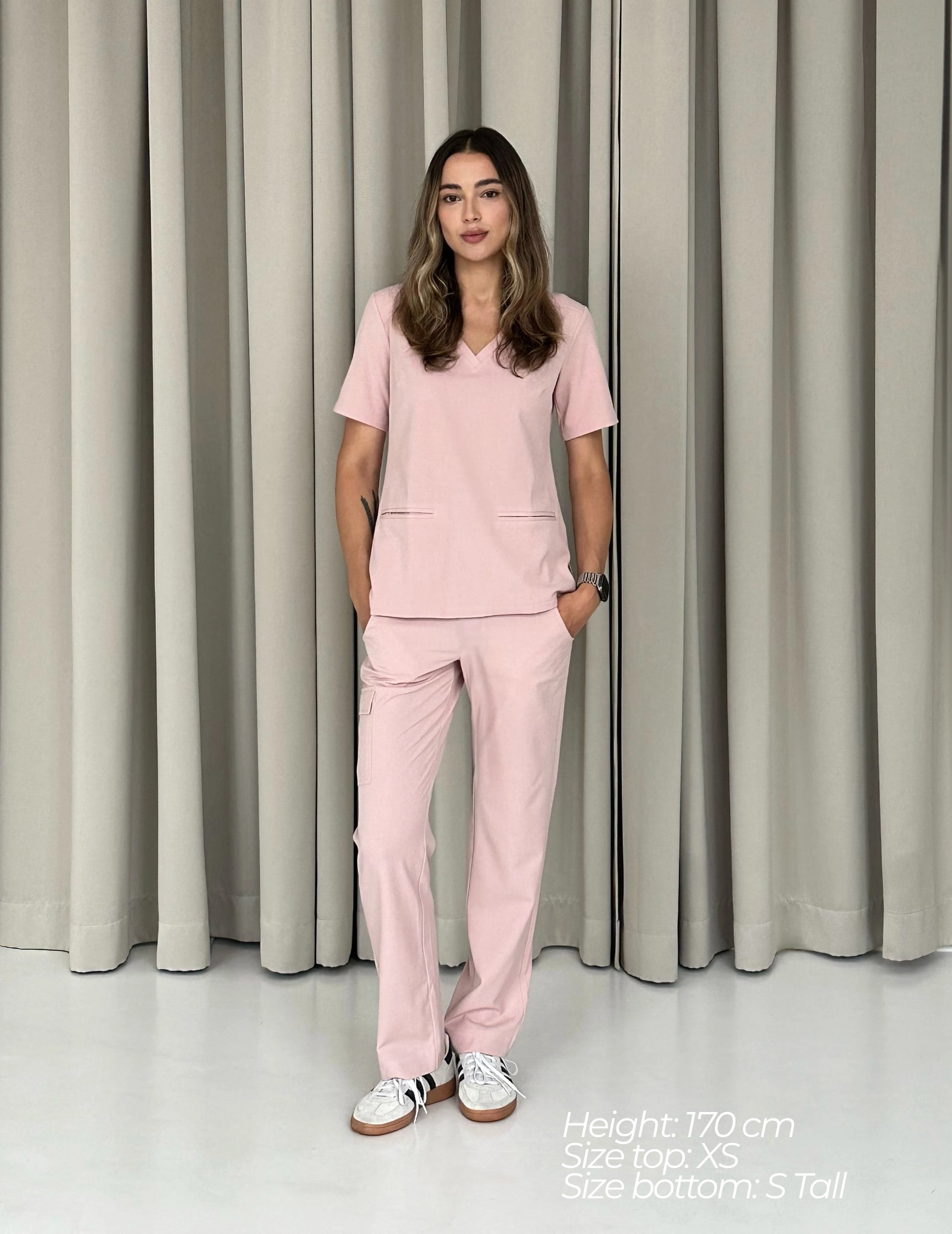 Medizinischer Kasack Casy- DUSTY ROSE