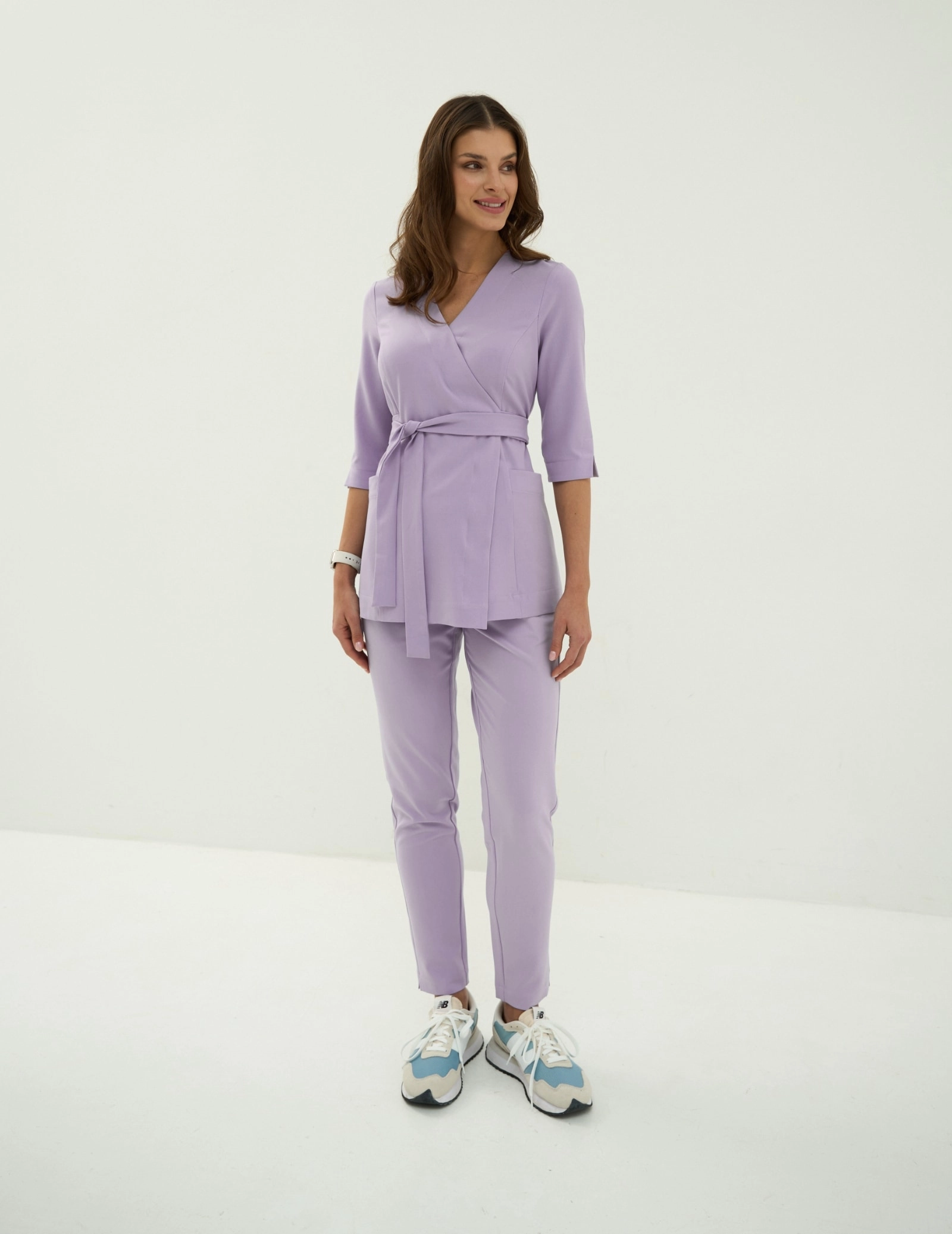 Medizinische Wickelbluse Rosalie - PURPLE HEATHER Medizinische Wickelbluse Rosalie - PURPLE HEATHER