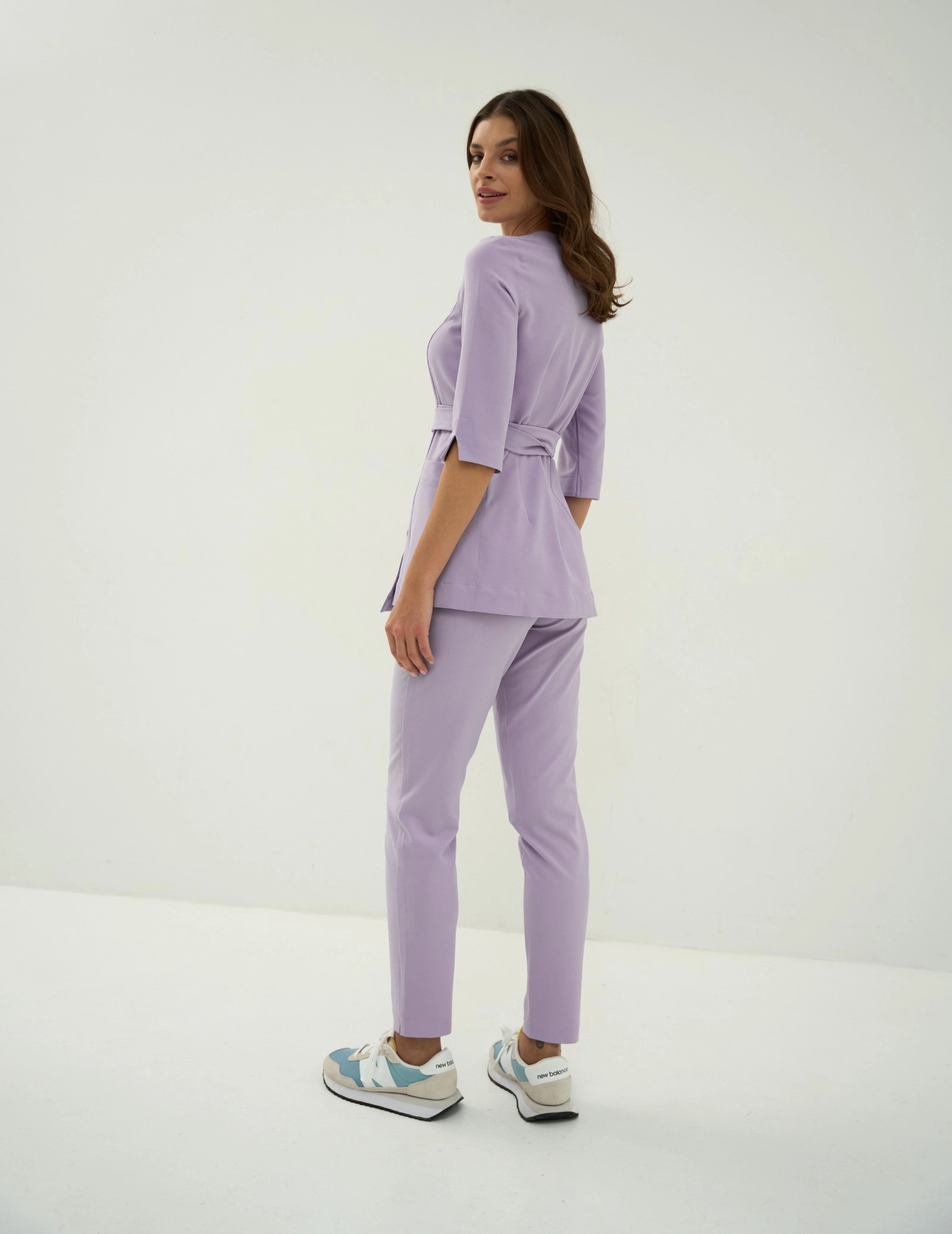 Medizinische Wickelbluse Rosalie - PURPLE HEATHER Medizinische Wickelbluse Rosalie - PURPLE HEATHER