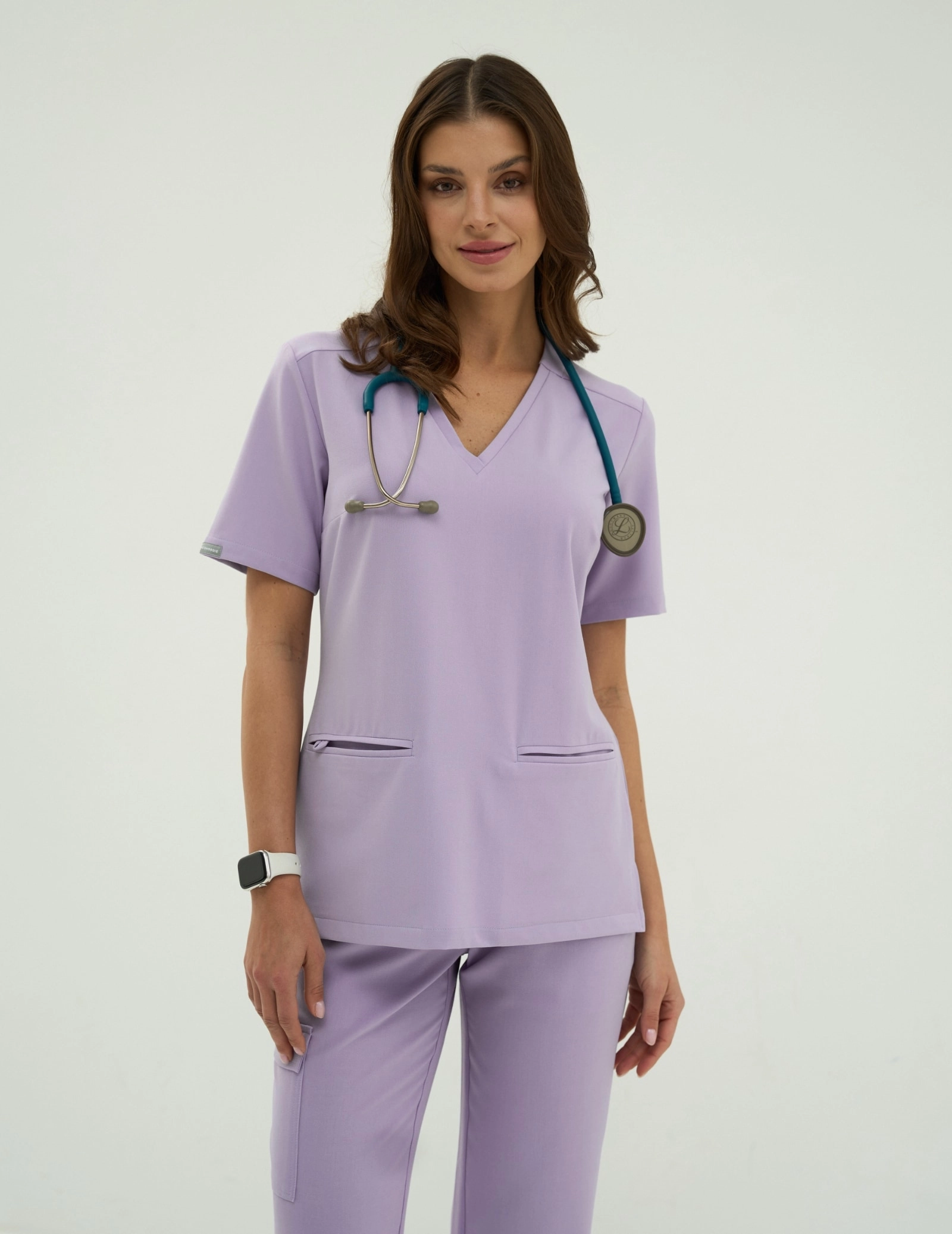 Medizinischer Kasack Casy- PURPLE HEATHER