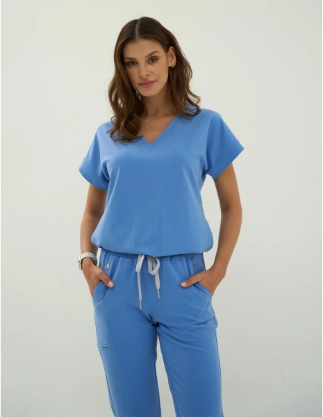 Medizinische Bluse Kendall - MARINA BLUE