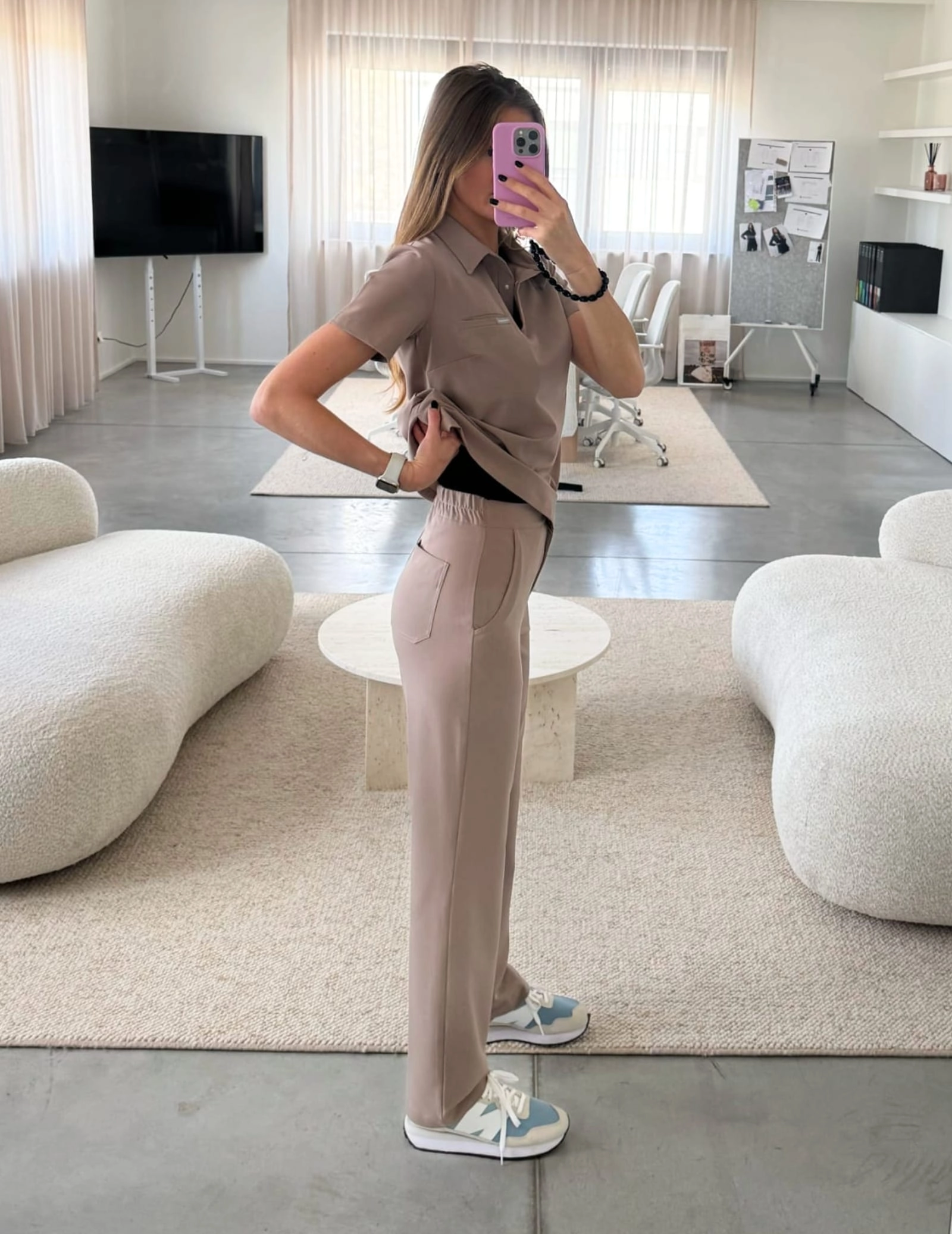 Medizinischer Kasack Polo - BEIGE