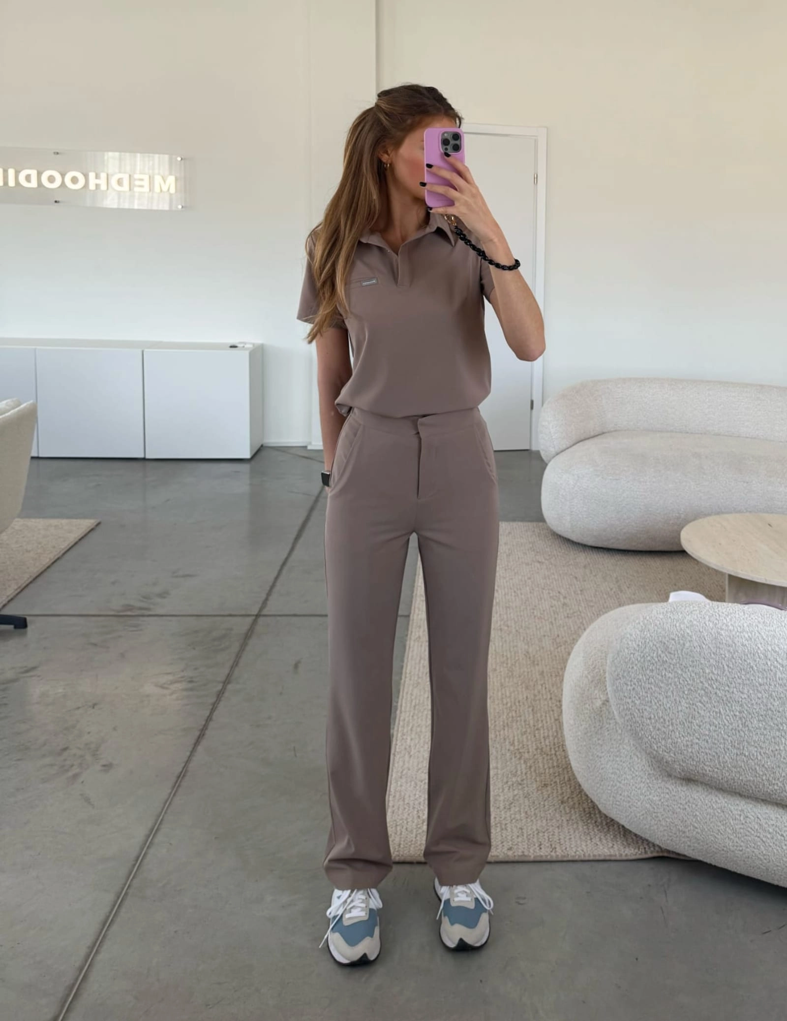 Medizinischer Kasack Polo - BEIGE
