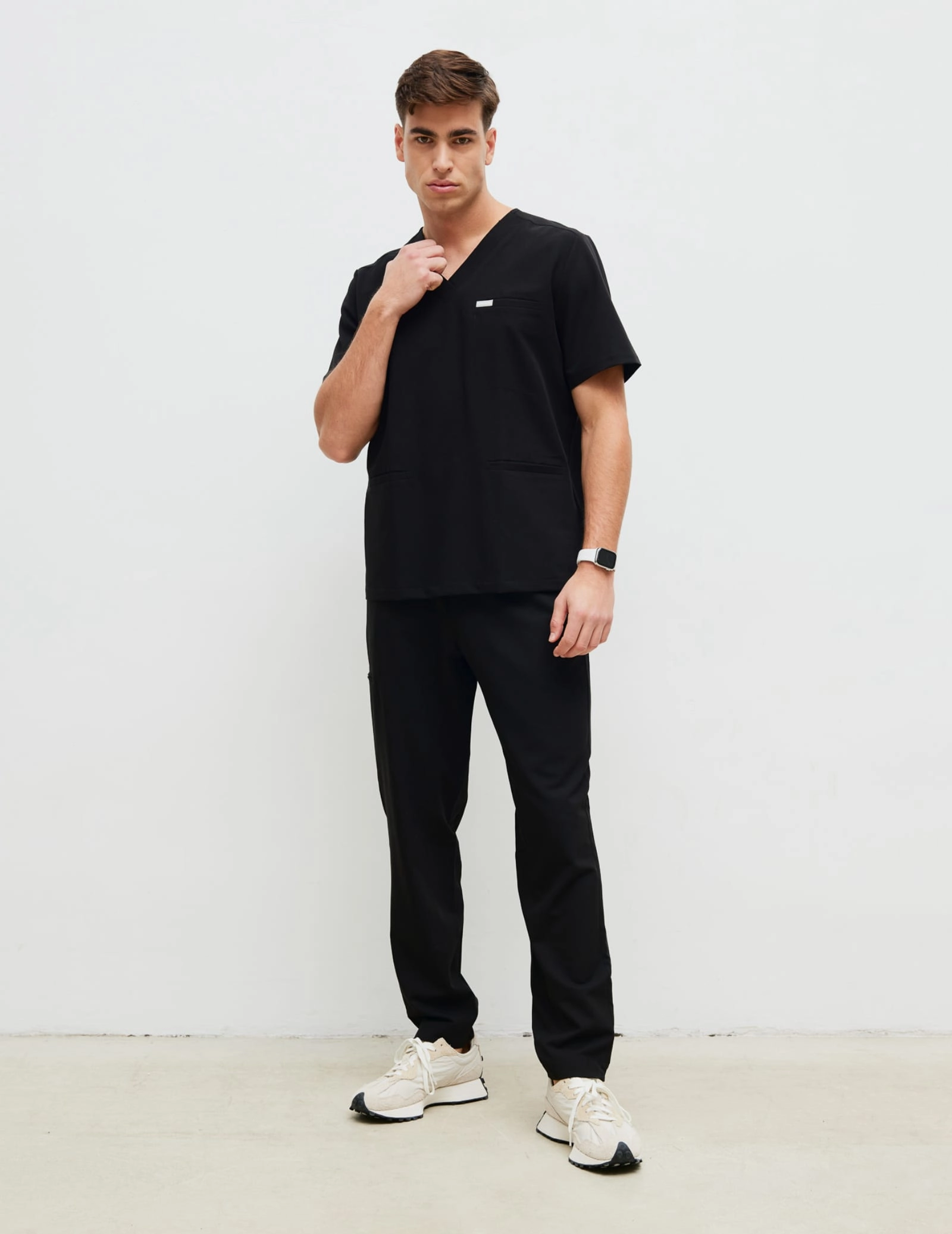 Medizinische Bluse Birbal - BLACK