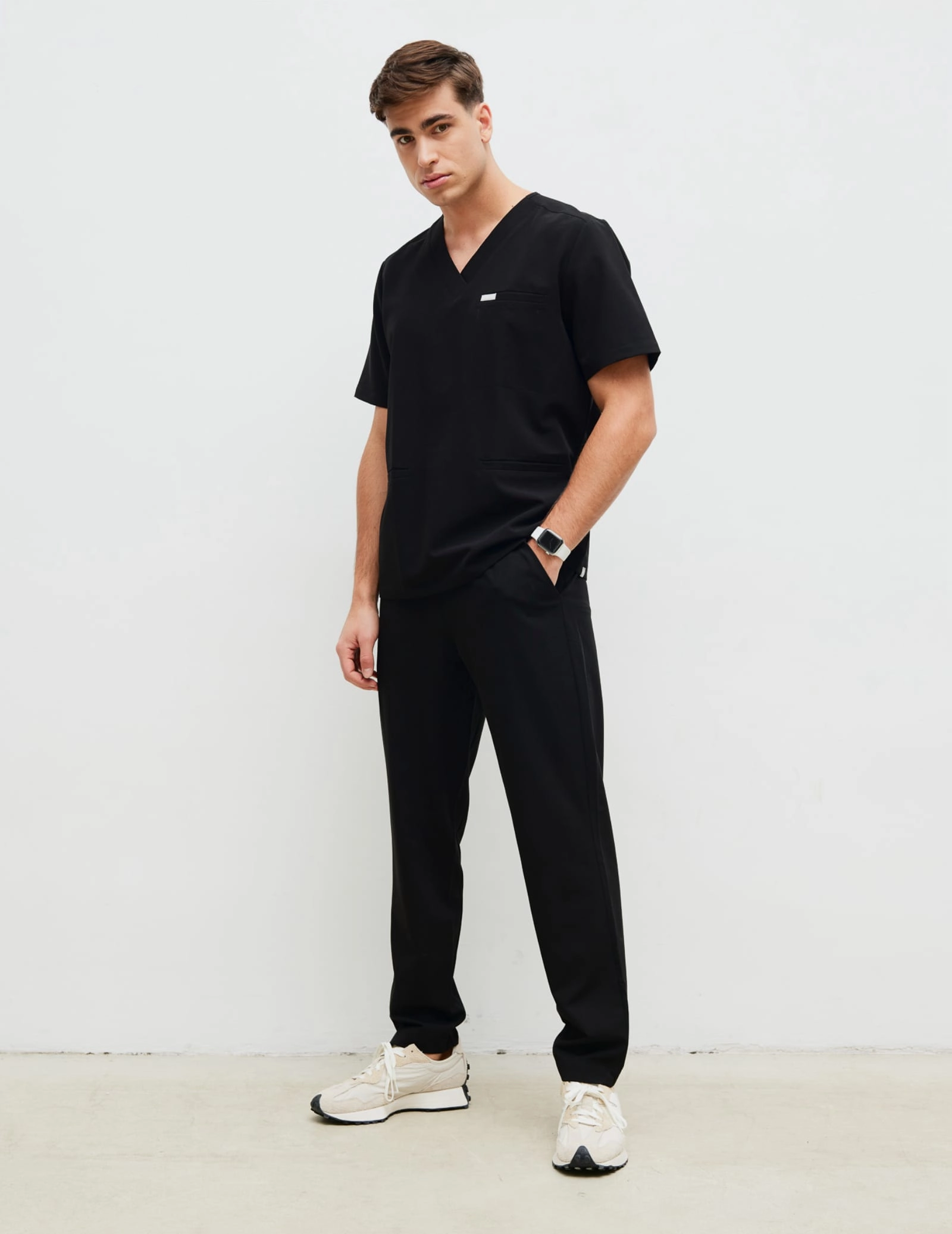 Medizinische Bluse Birbal - BLACK
