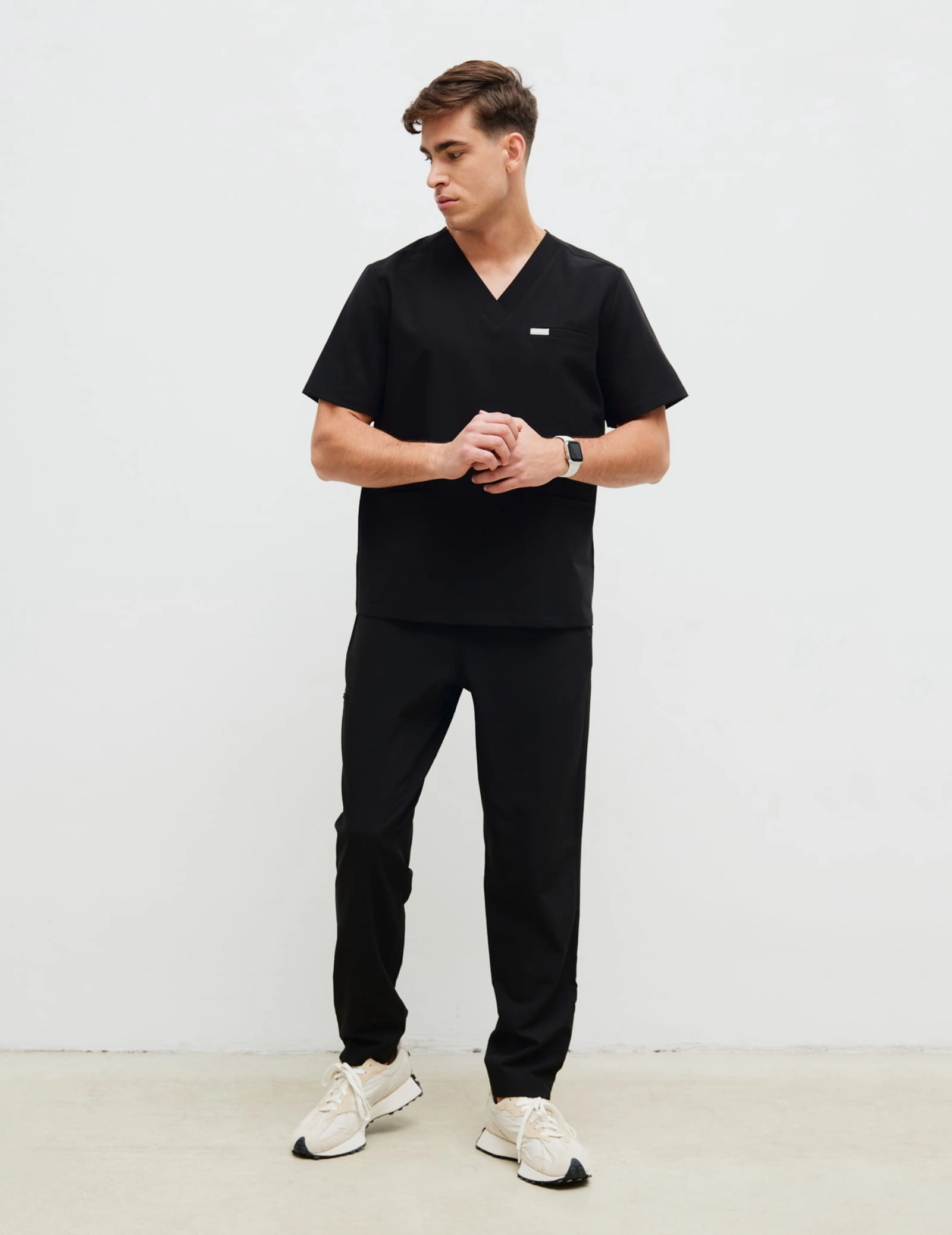 Medizinische Bluse Birbal - BLACK