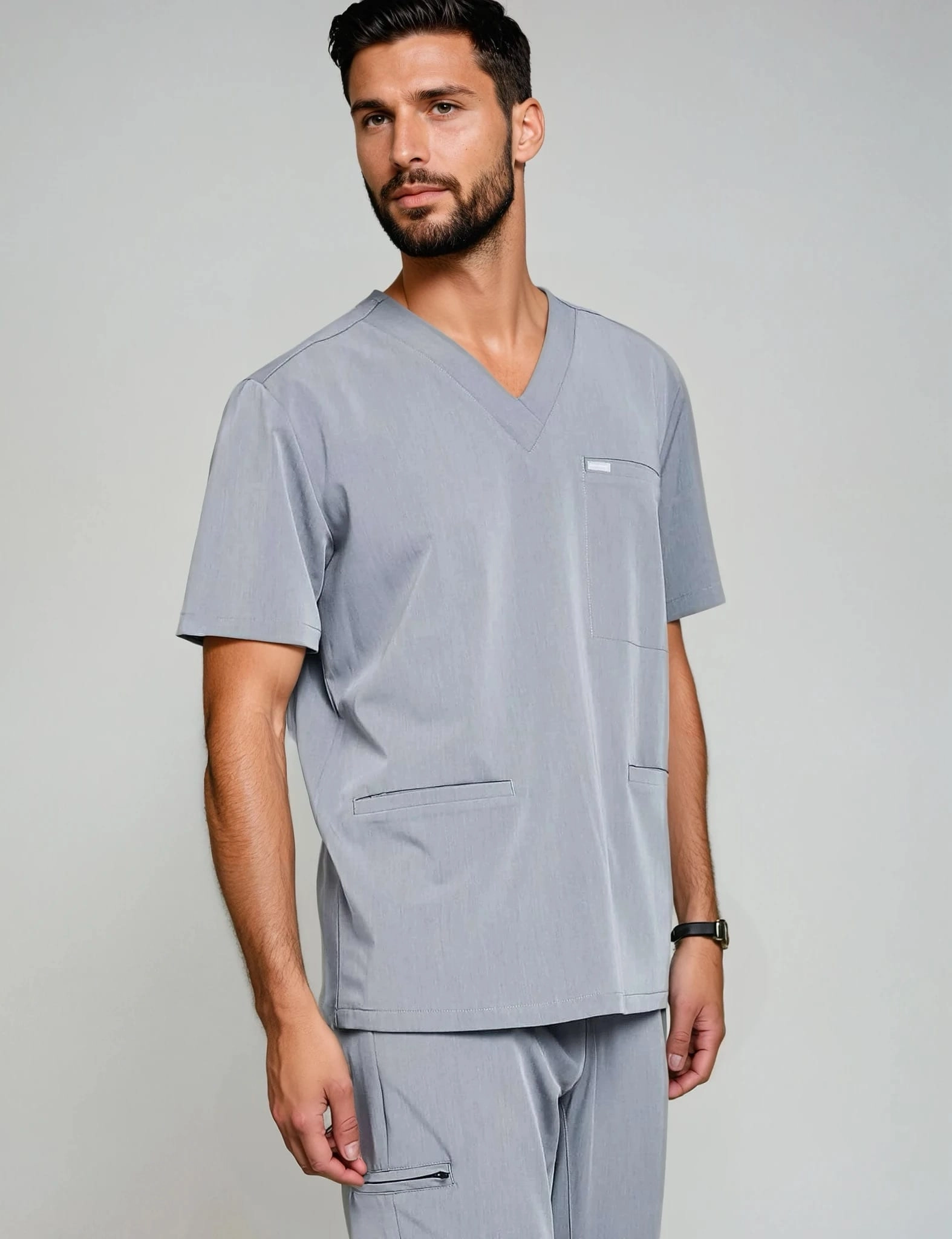 Medizinische Bluse Birbal - SHARK GRAY