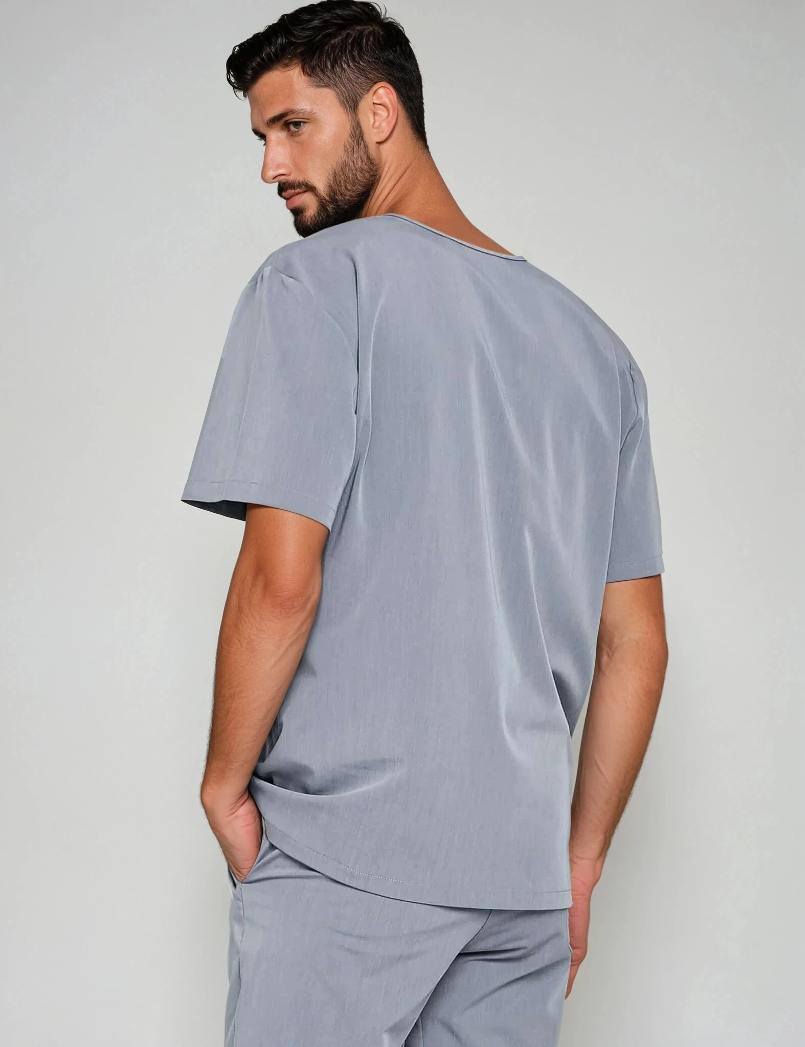 Medizinische Bluse Birbal - SHARK GRAY