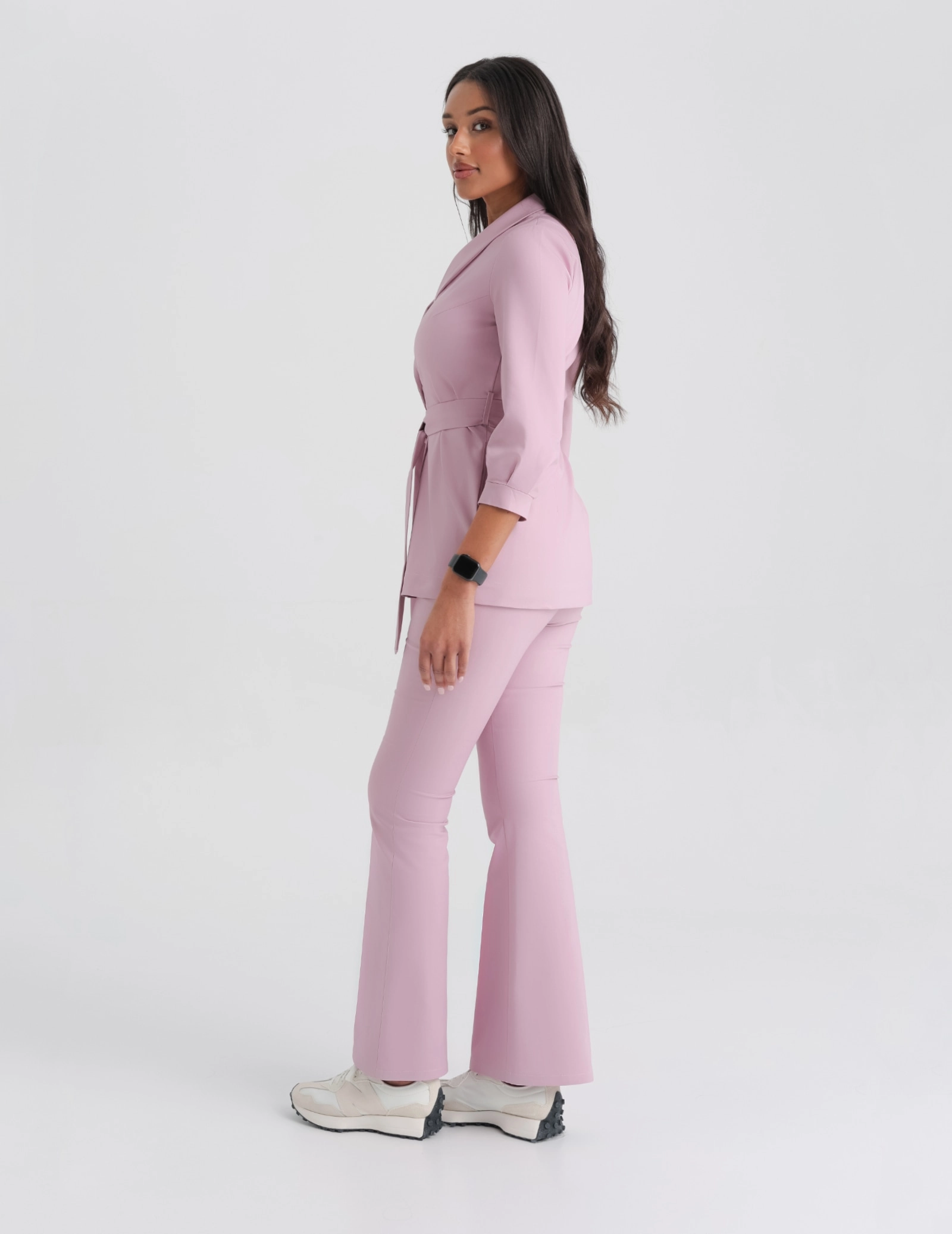 Damen Medizinische Hose Flare - FRENCH PINK