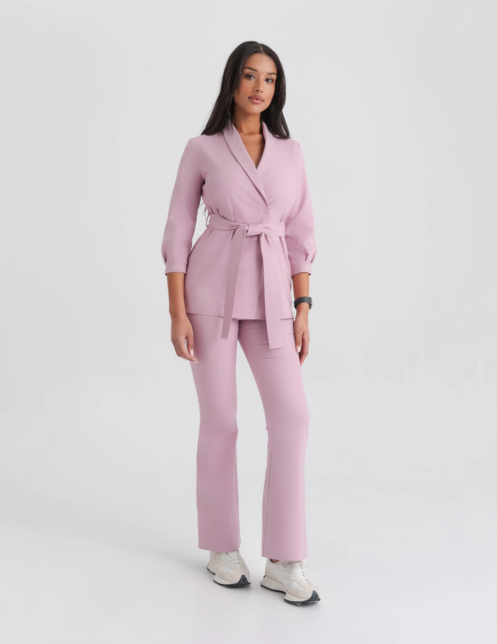 Damen Medizinische Hose Flare - FRENCH PINK