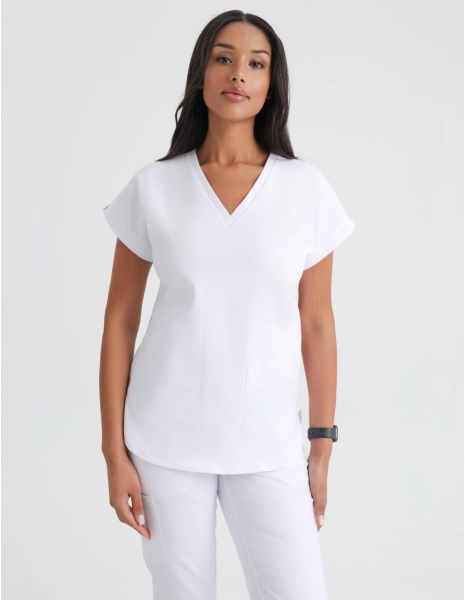 Medizinische Bluse Kendall - WHITE